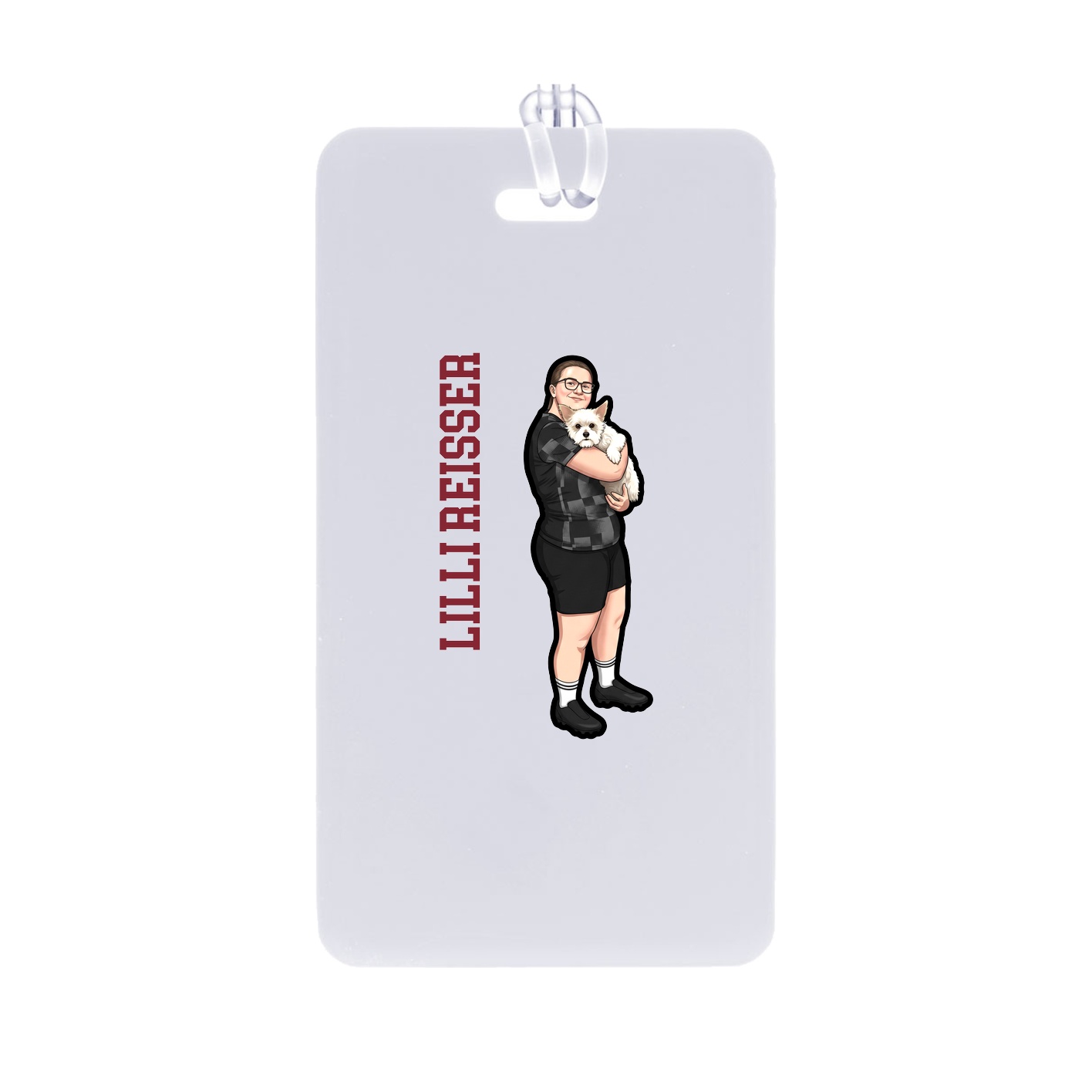 Bag Tag — Name Vertical in Classic