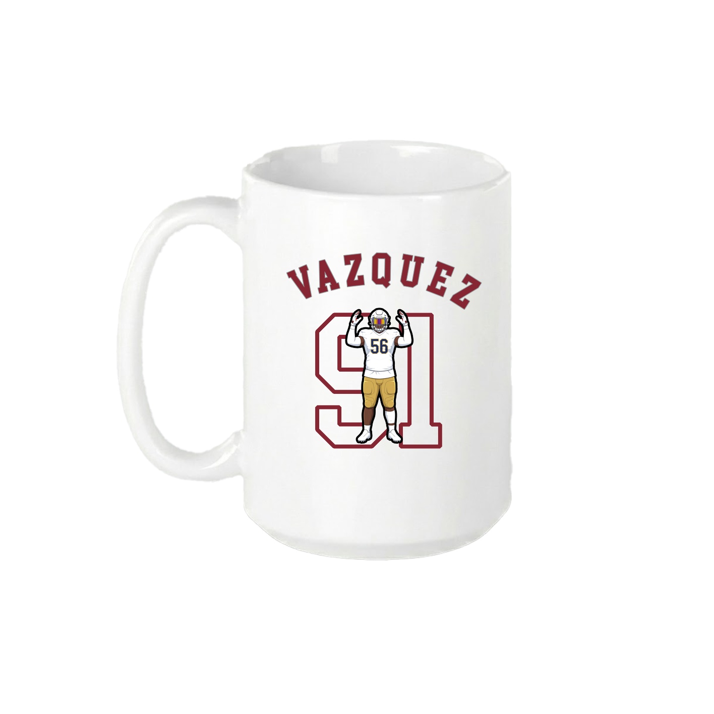 15oz Coffee Mug — Shirsey Arch in White