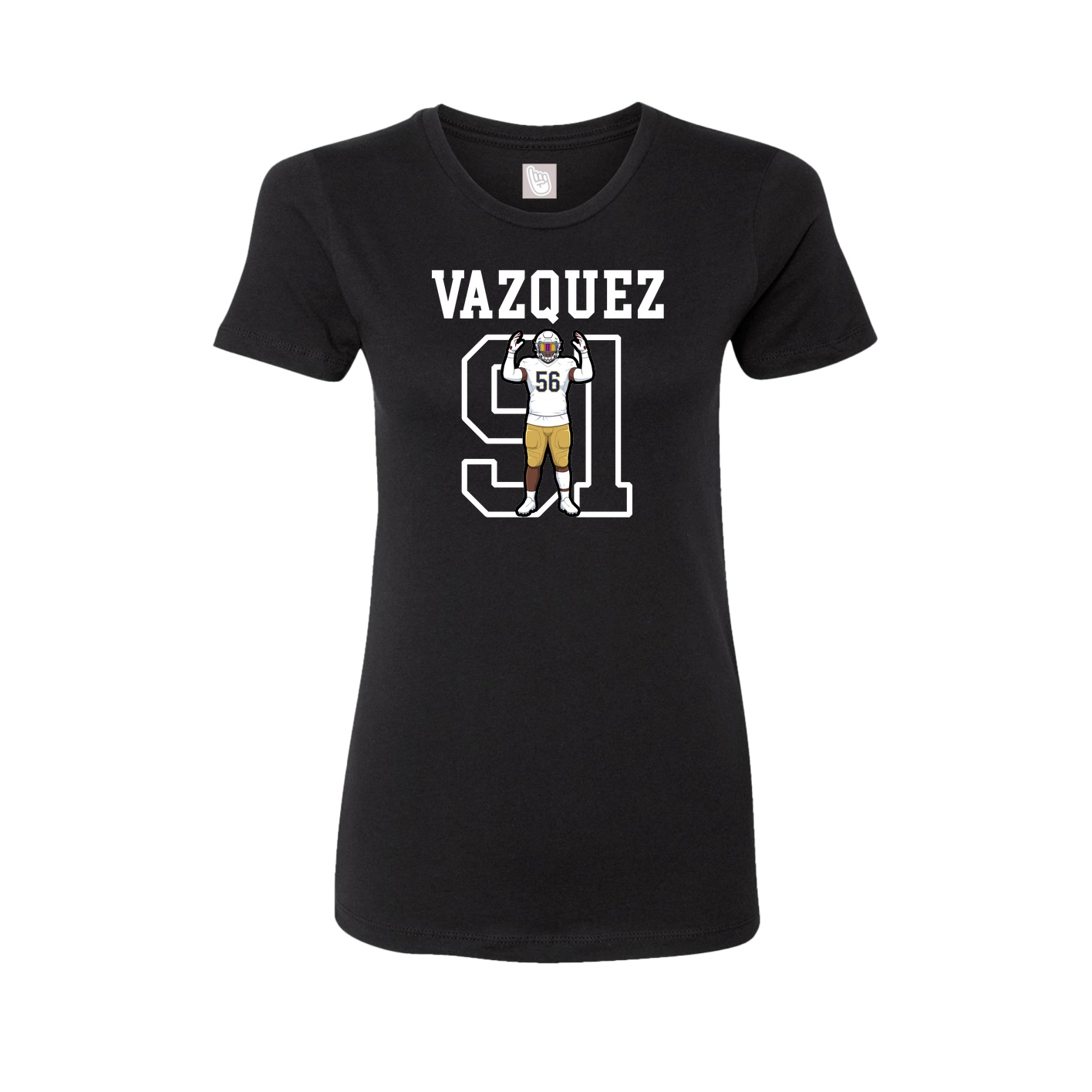 Fitted Women's Tee — Shirsey in Black