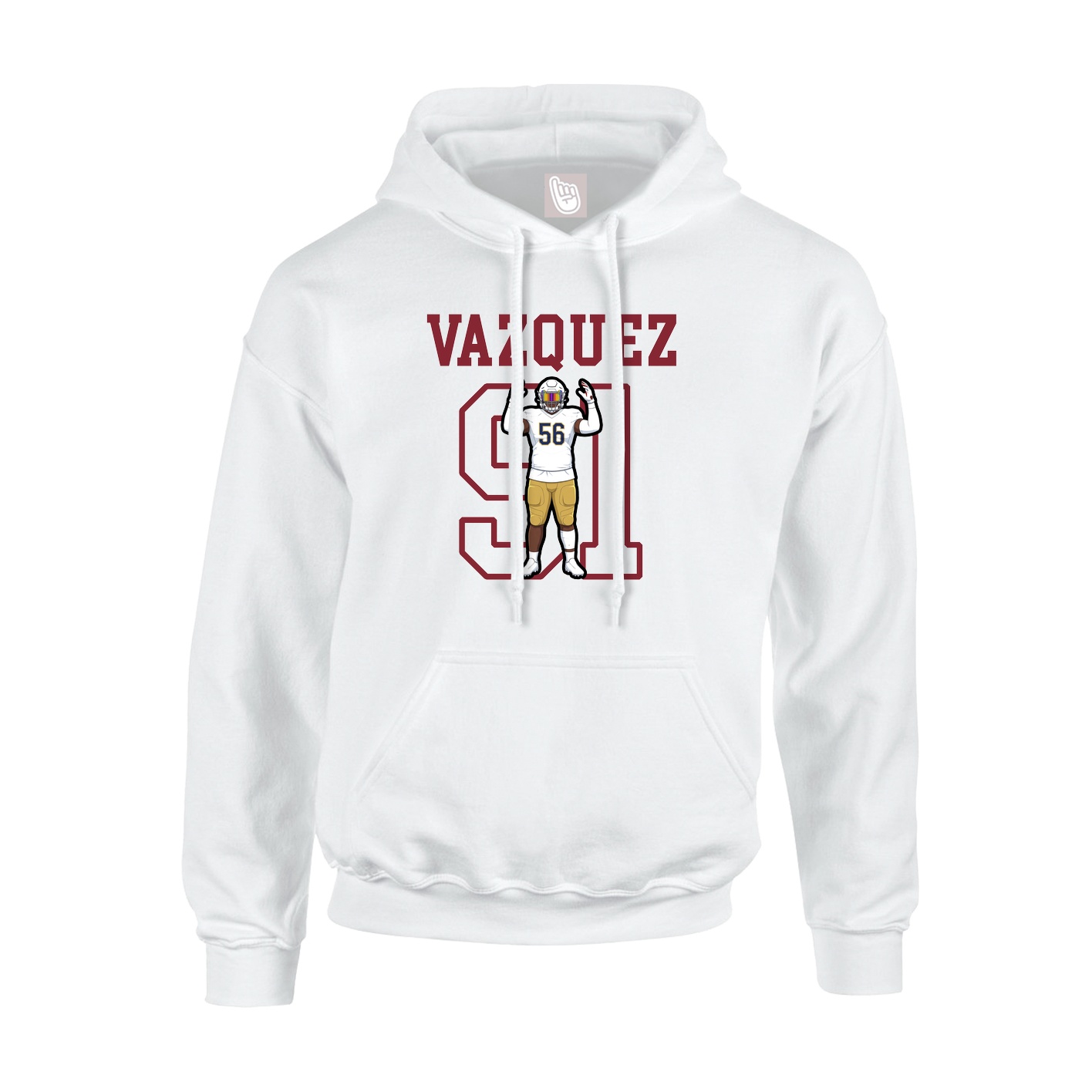 Youth Hoodie — Shirsey in White