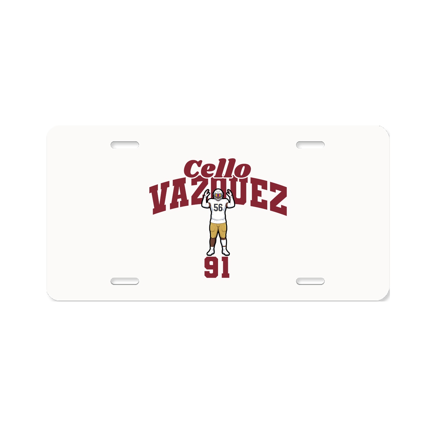 License Plate — Signature Arch in Classic