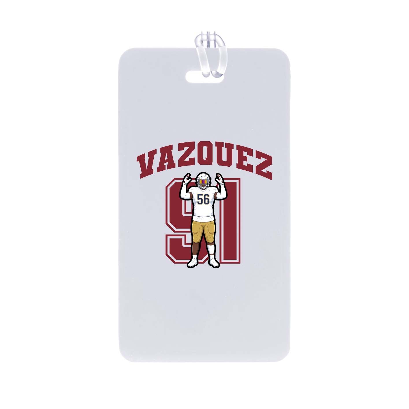 Bag Tag — Number in Classic
