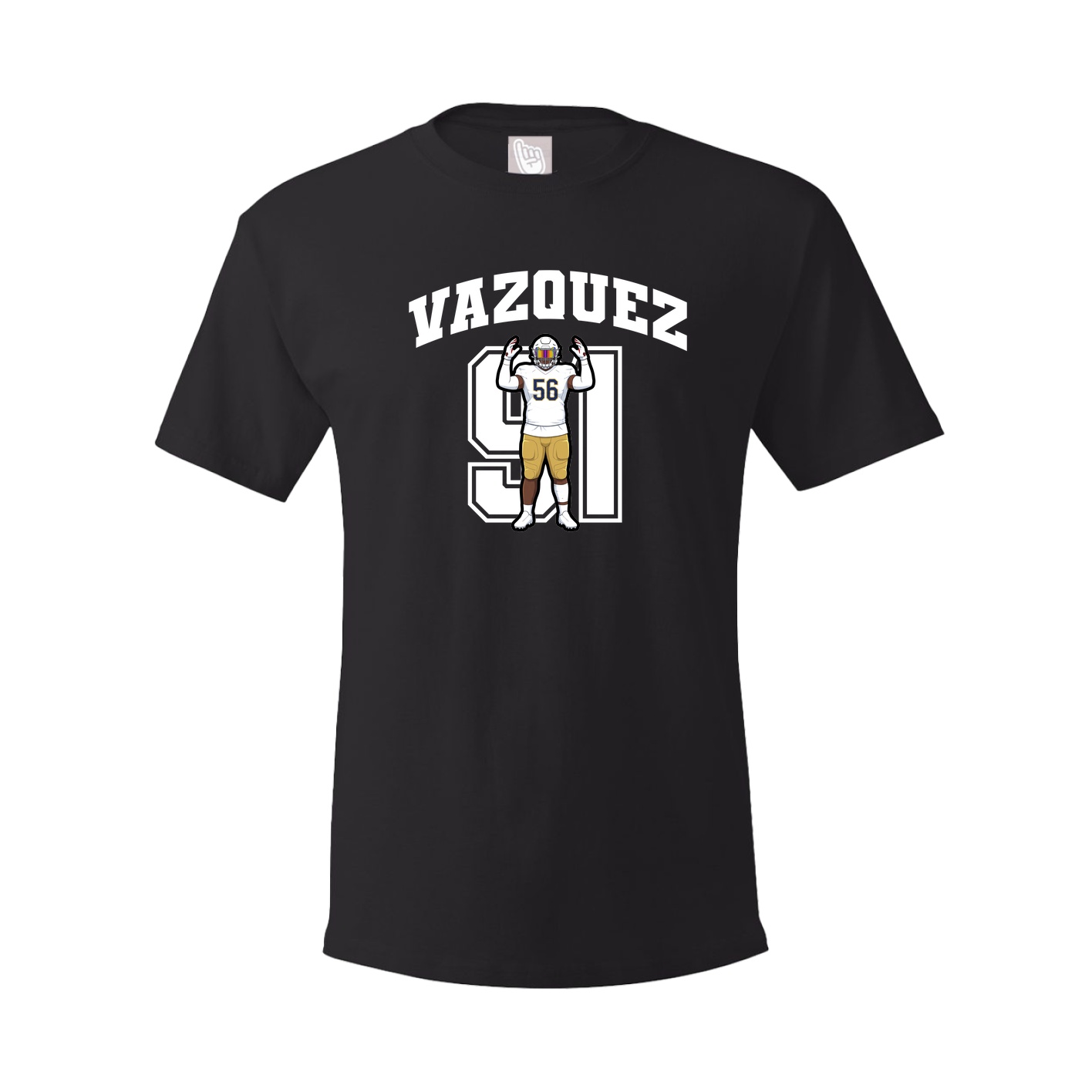 Youth Tee — Number in Black