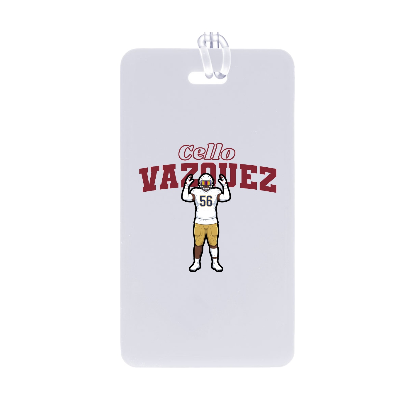 Bag Tag — Name Arch in Classic