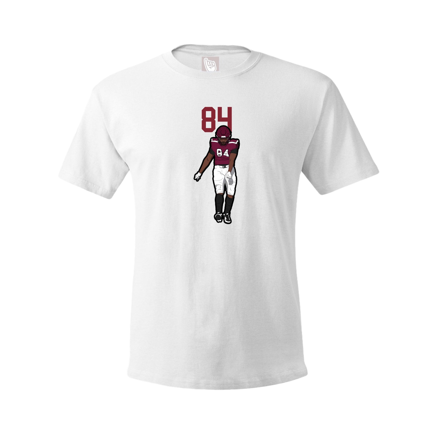 Tee — Number Top in White