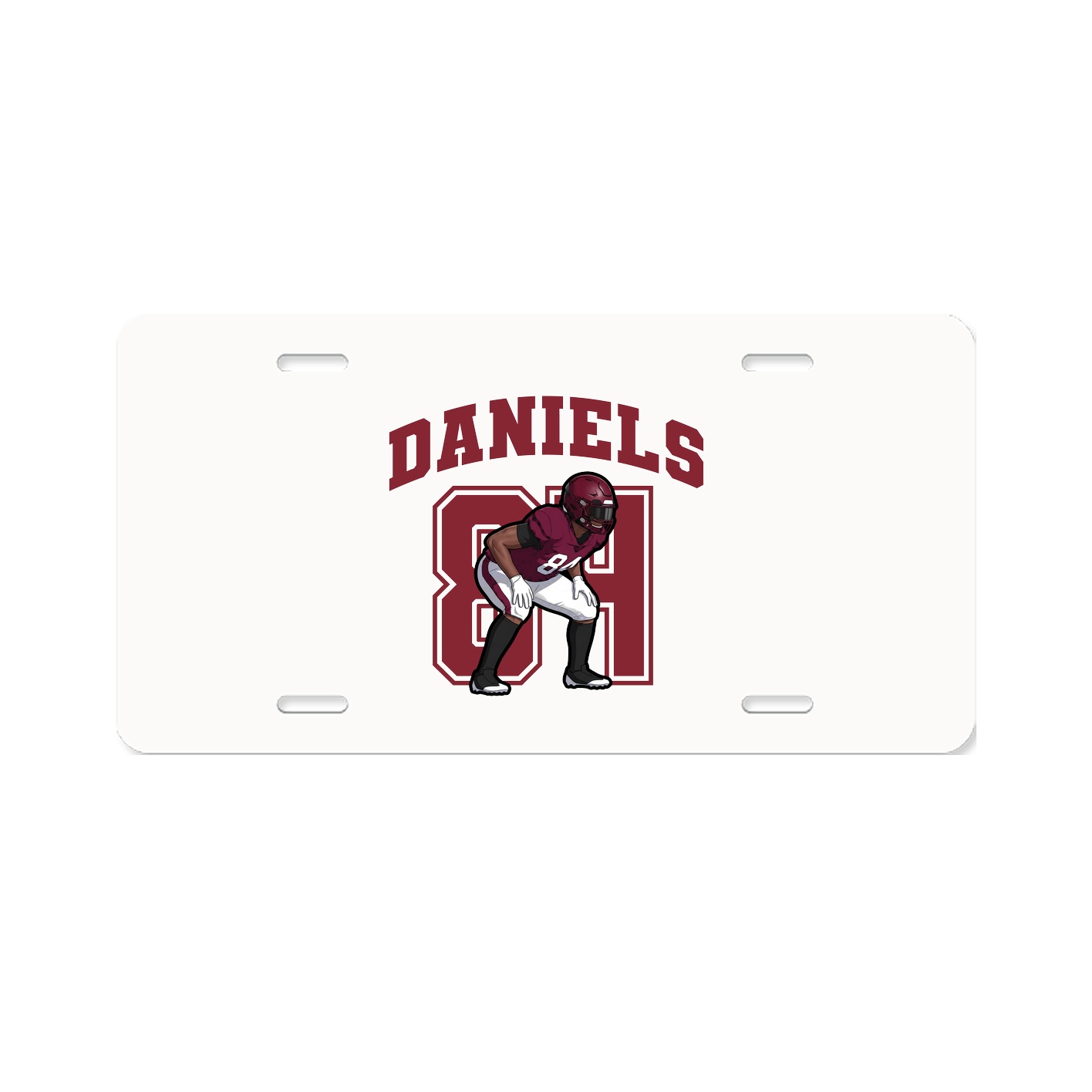 License Plate — Number in Classic