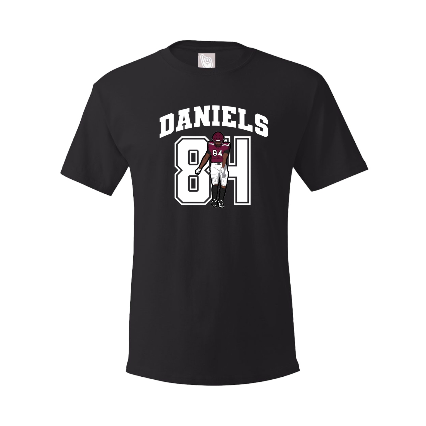 Youth Tee — Number in Black