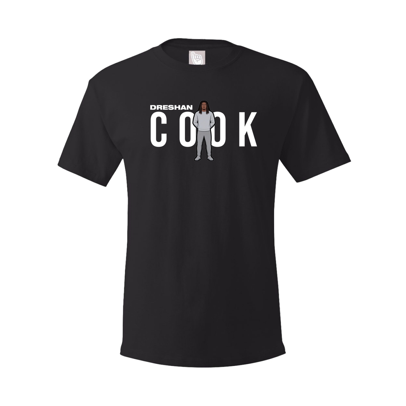 Youth Tee — Player Name in Black