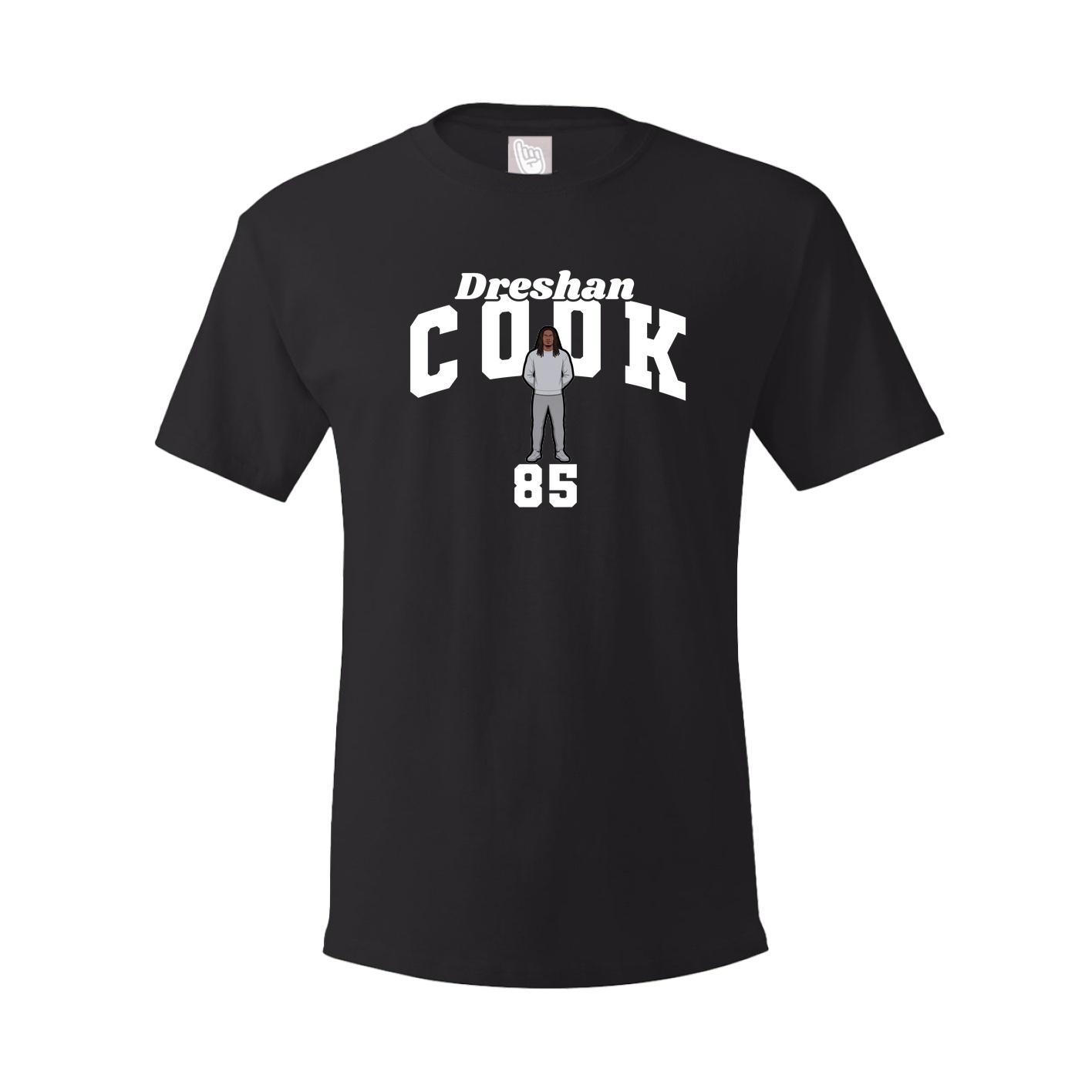 Youth Tee — Signature Arch in Black