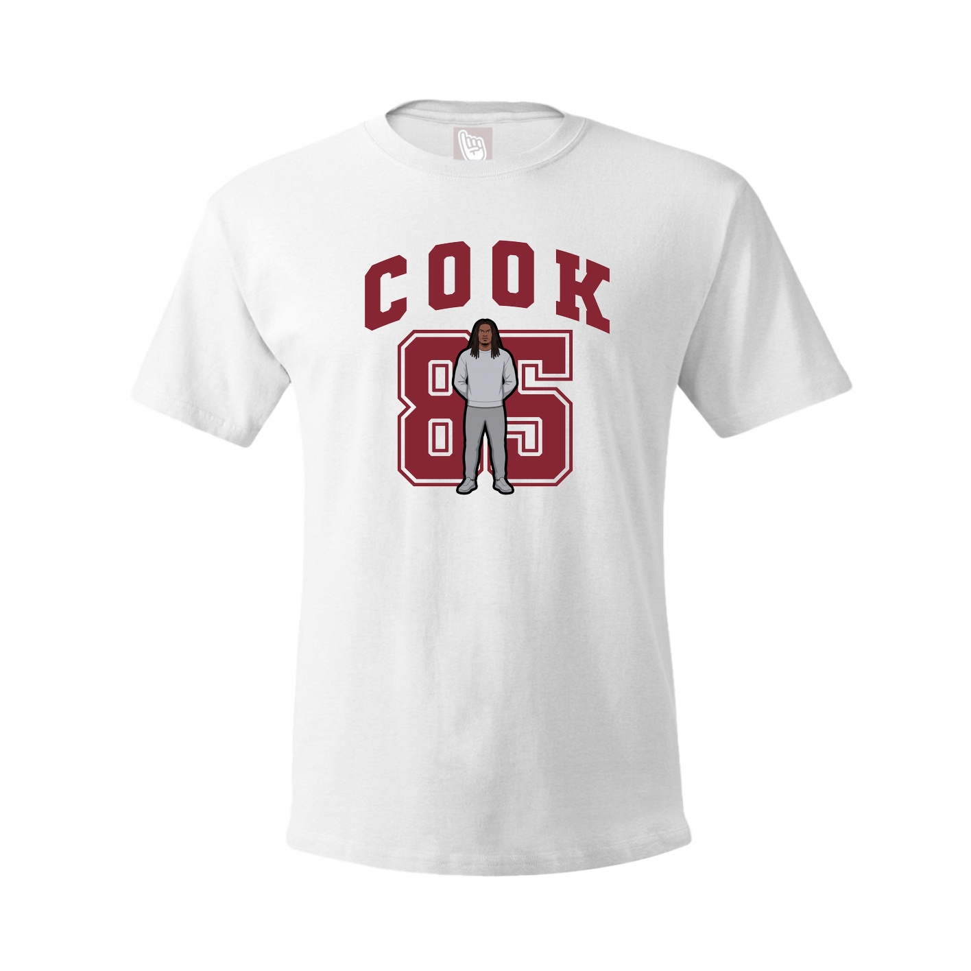 Tee — Number in White
