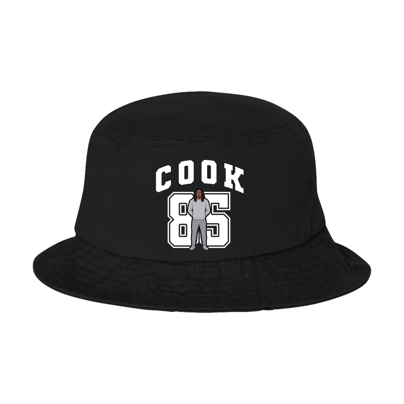 Bucket Cap — Number in Black