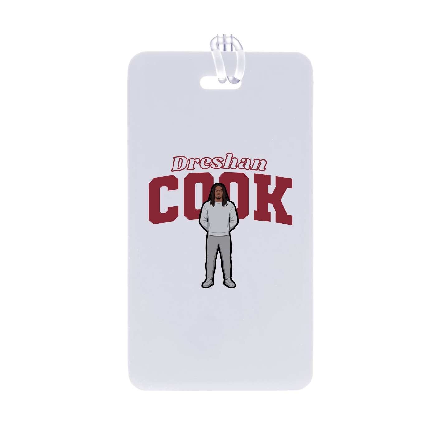 Bag Tag — Name Arch in Classic