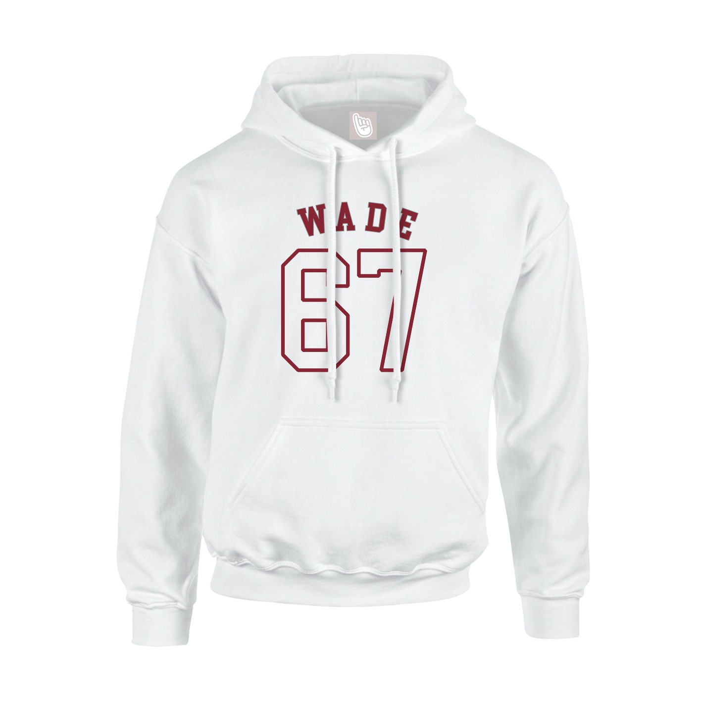 Hoodie — Shirsey Arch in White