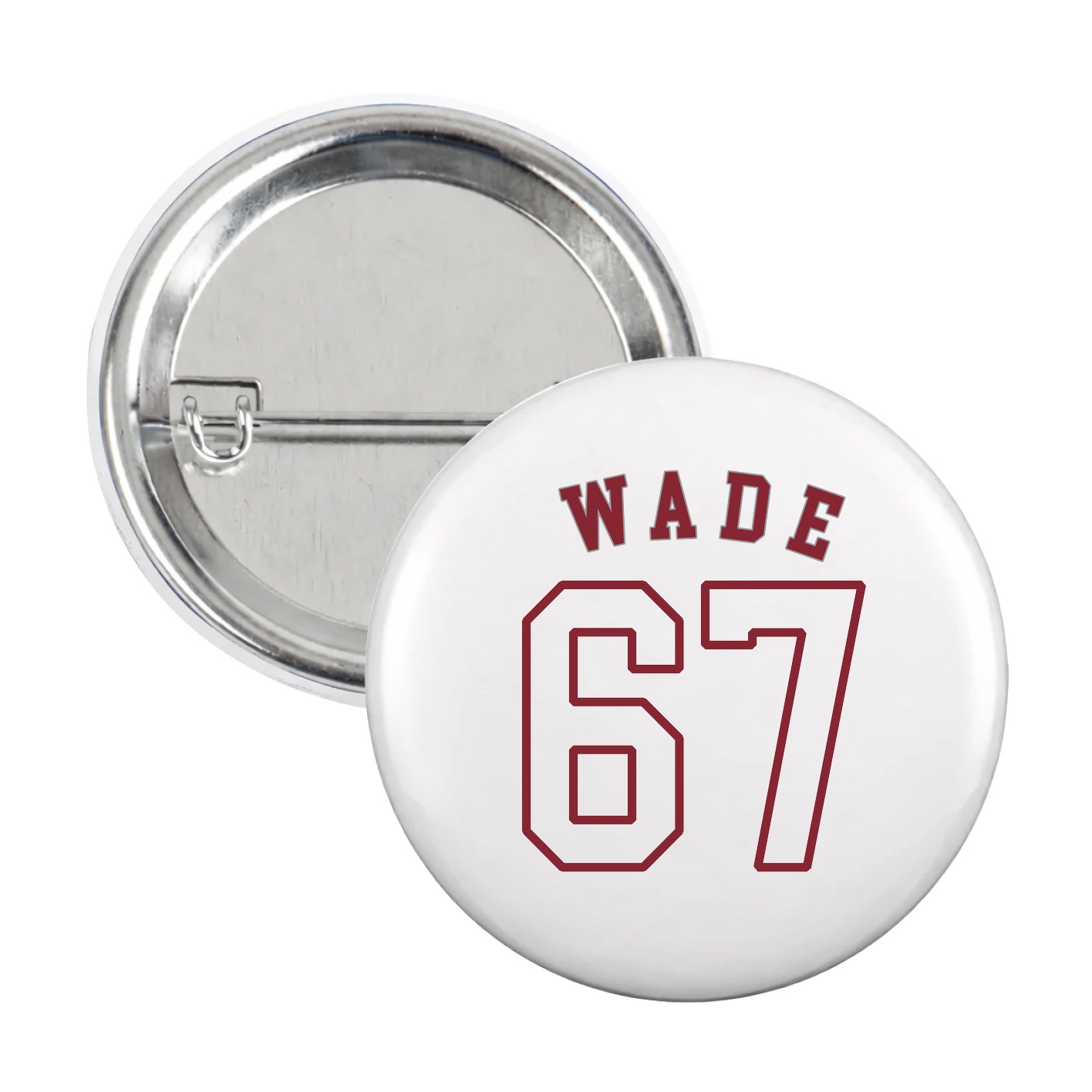 Game Day Button — Shirsey Arch in White