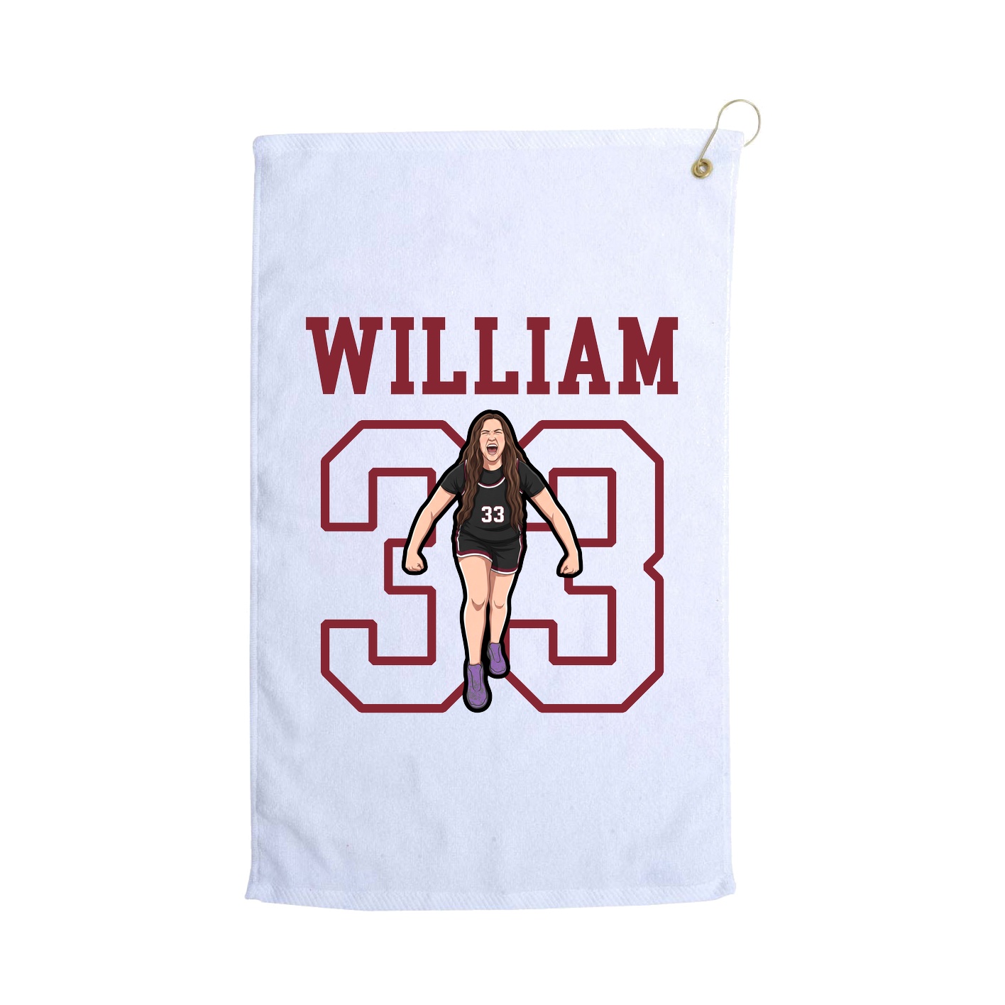 Golf Towel — Shirsey in White