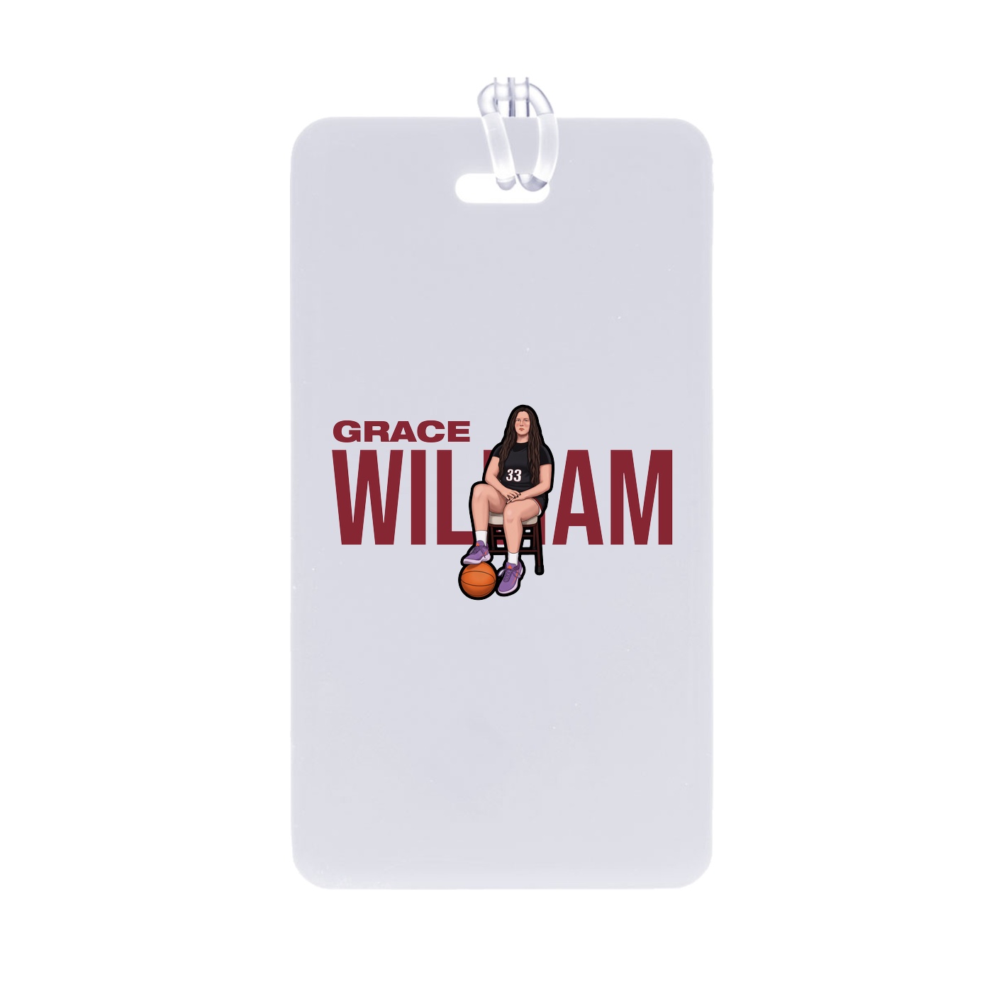 Bag Tag — Player Name in Classic