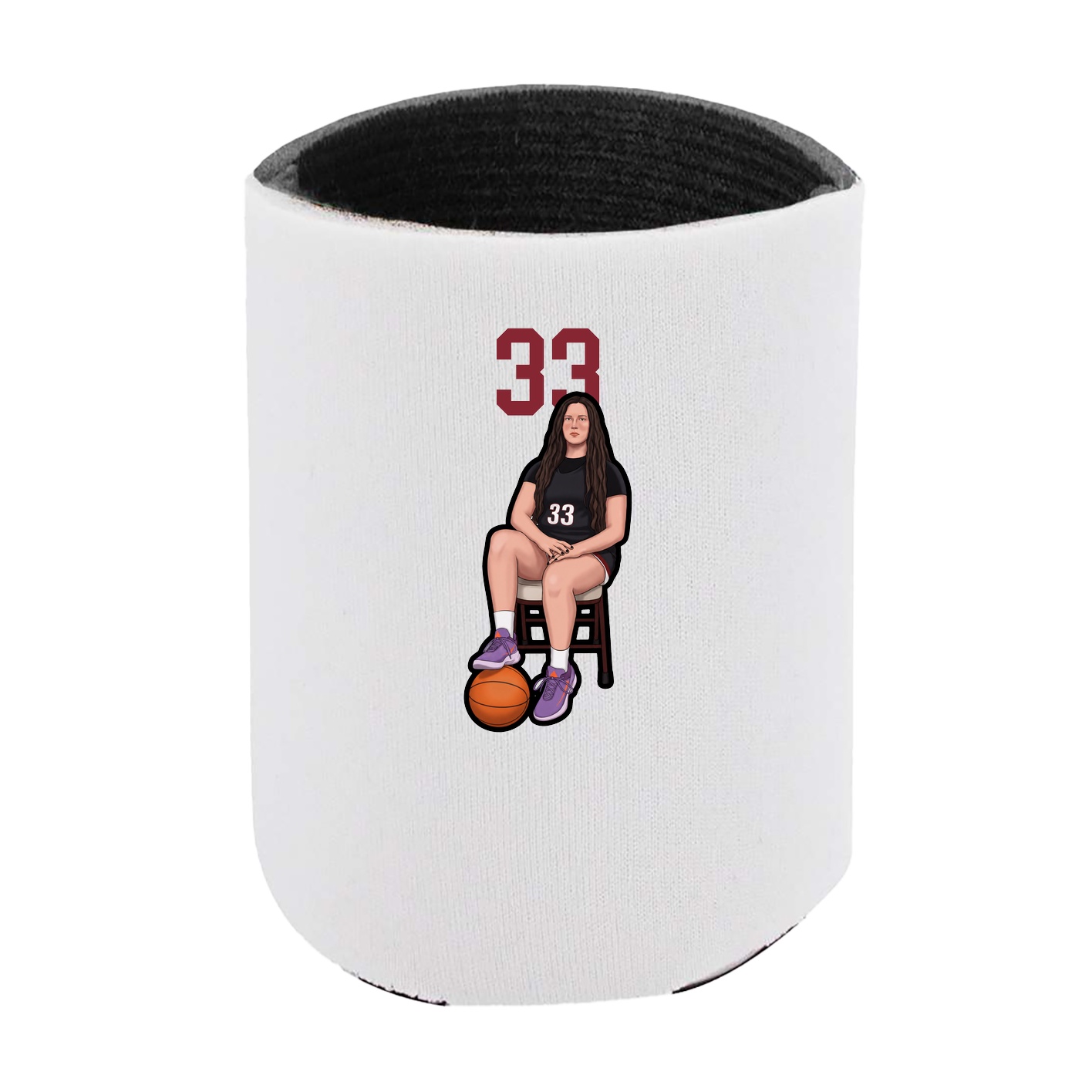 Can Holder — Number Top in White