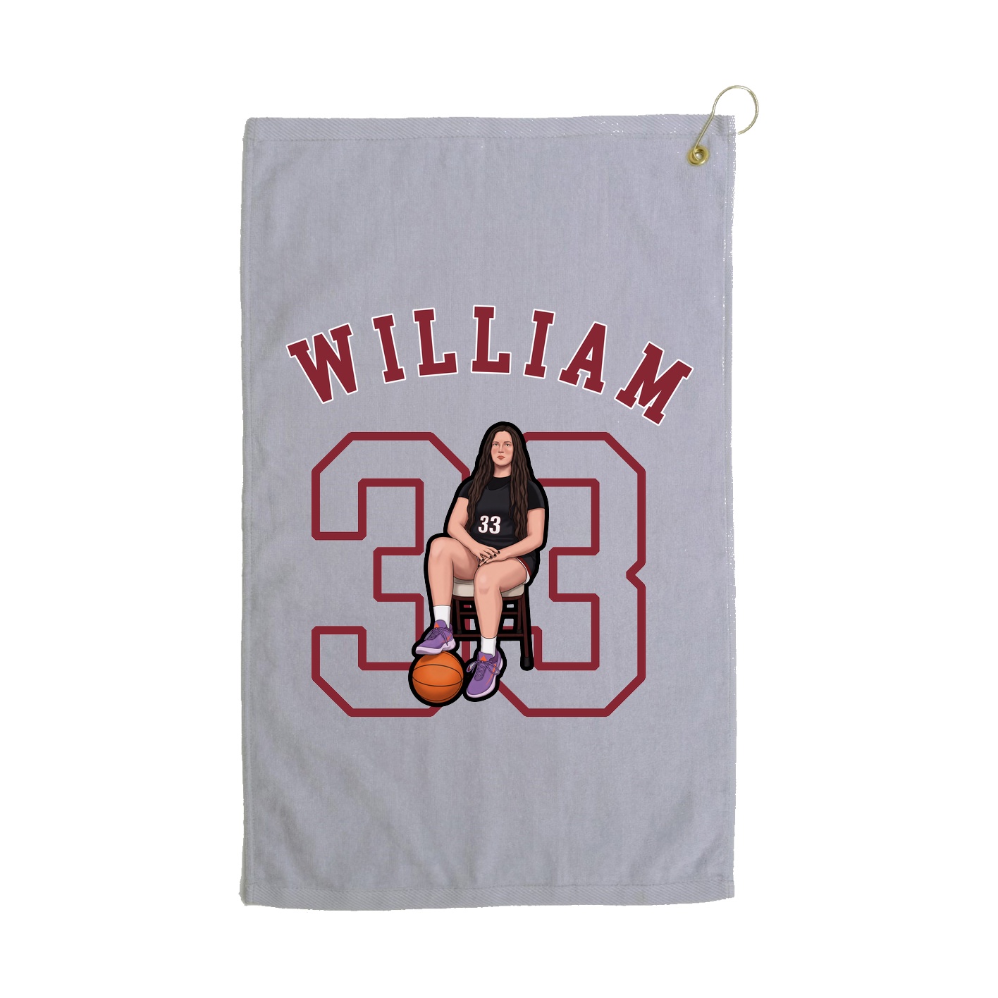 Golf Towel — Shirsey Arch in Grey