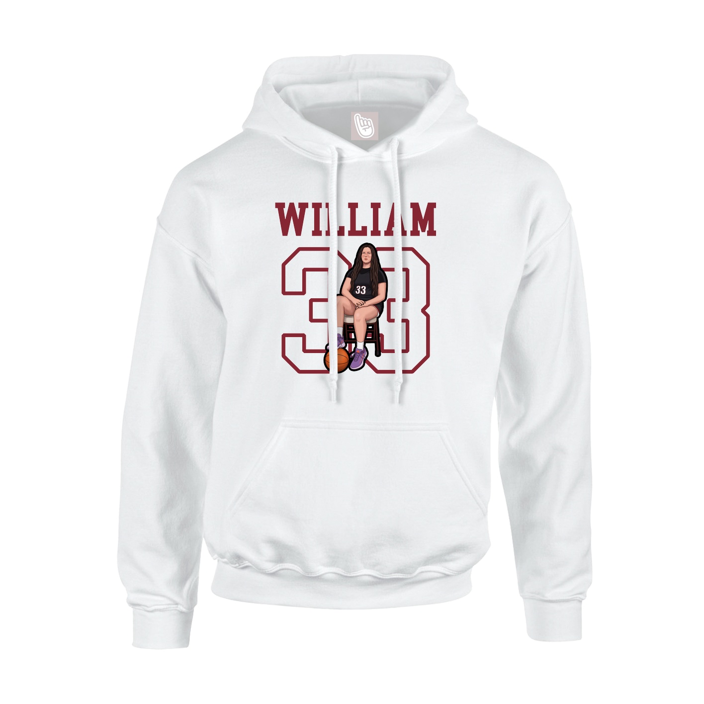 Youth Hoodie — Shirsey in White