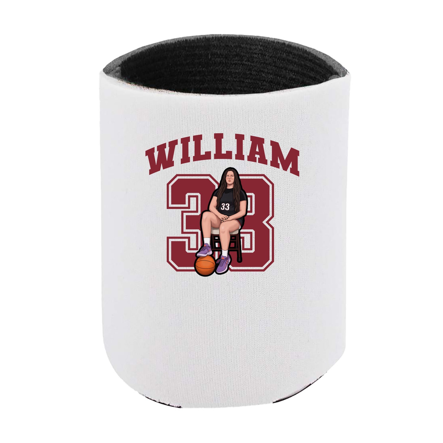 Can Holder — Number in White