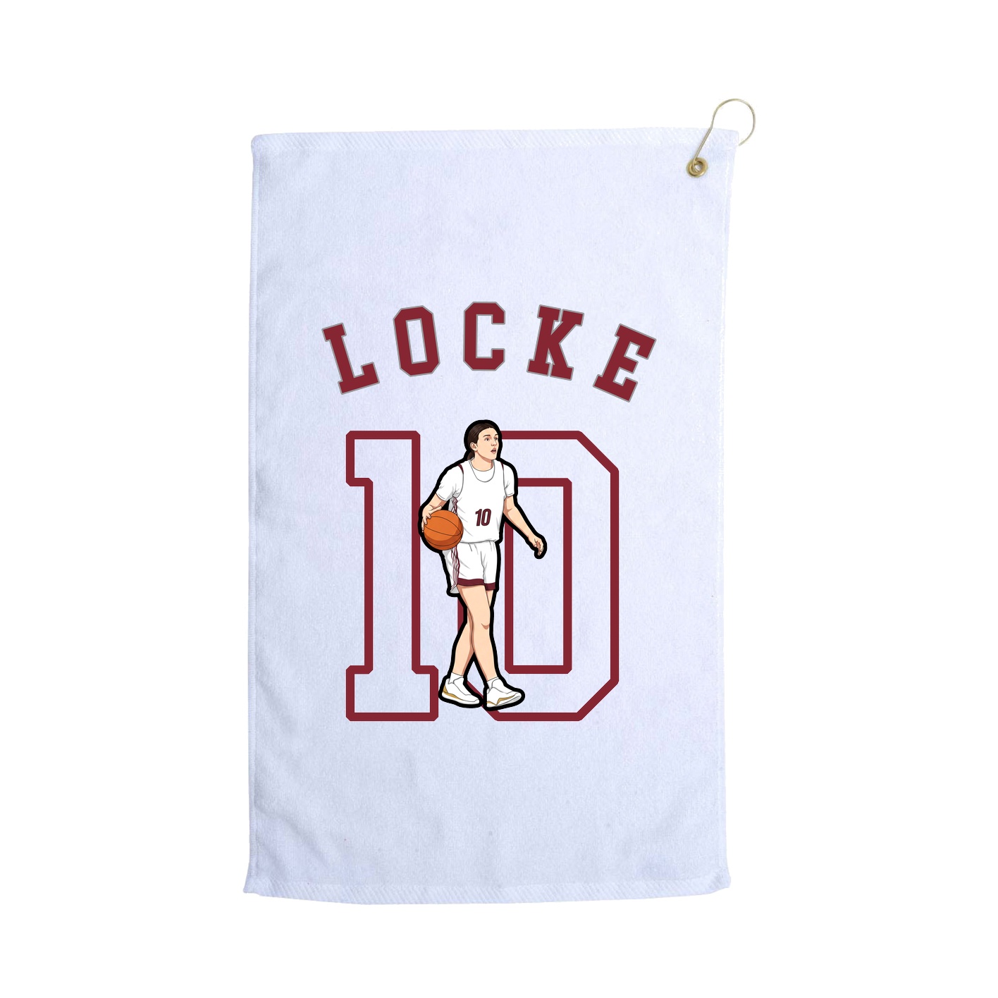 Golf Towel — Shirsey Arch in White
