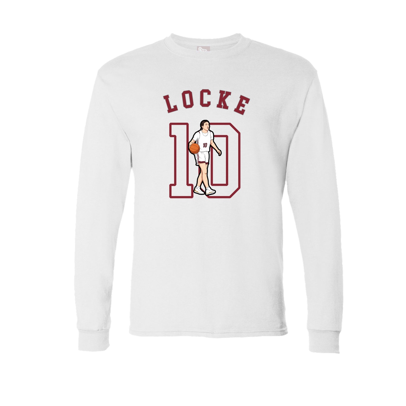 Long Sleeve Tee — Shirsey Arch in White