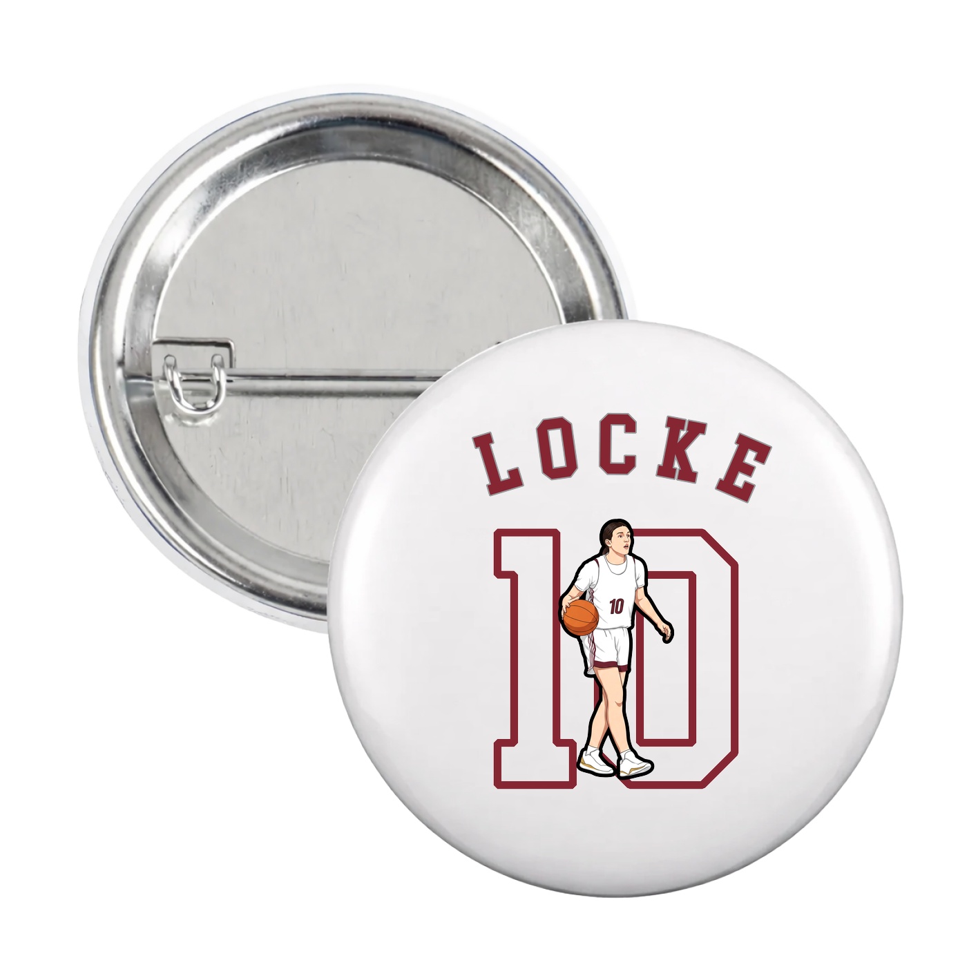 Game Day Button — Shirsey Arch in White