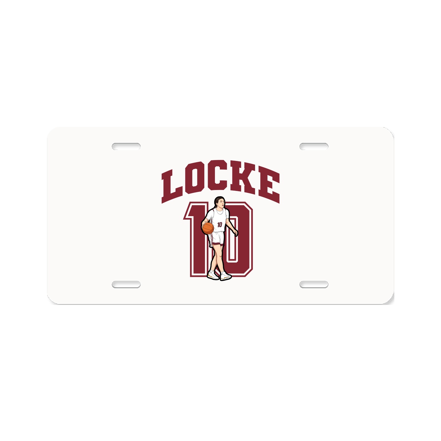 License Plate — Number in Classic