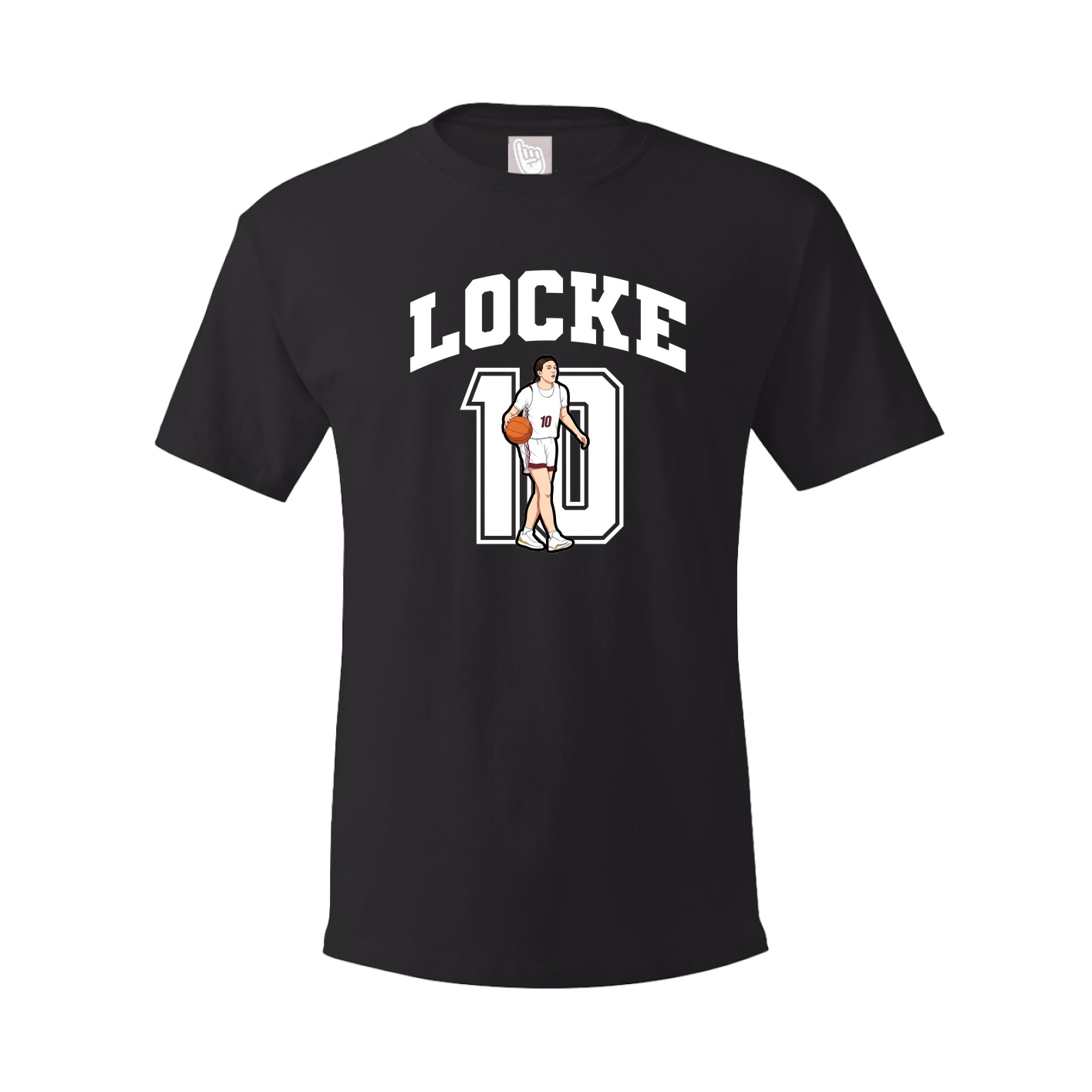 Youth Tee — Number in Black