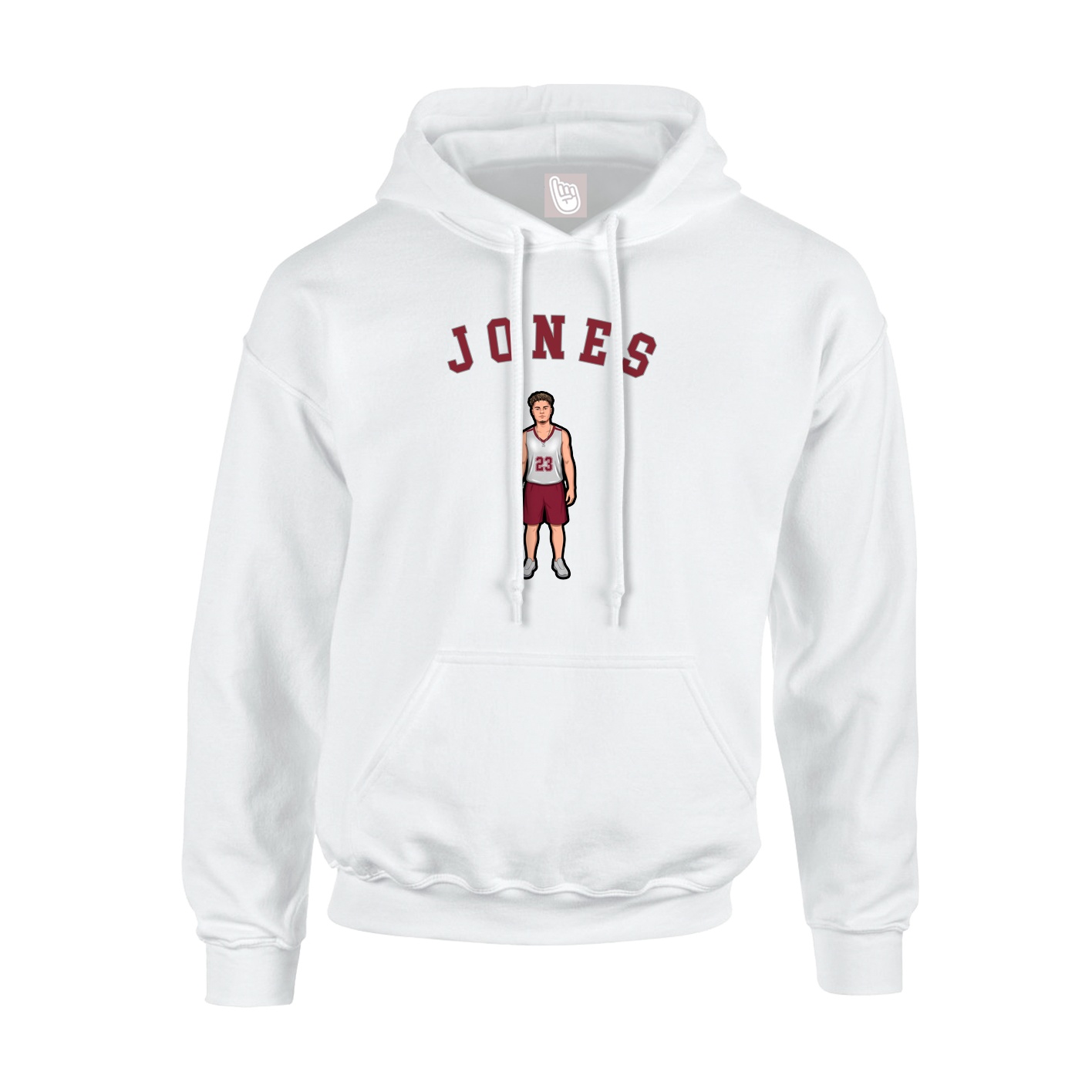Hoodie — Shirsey Arch in White