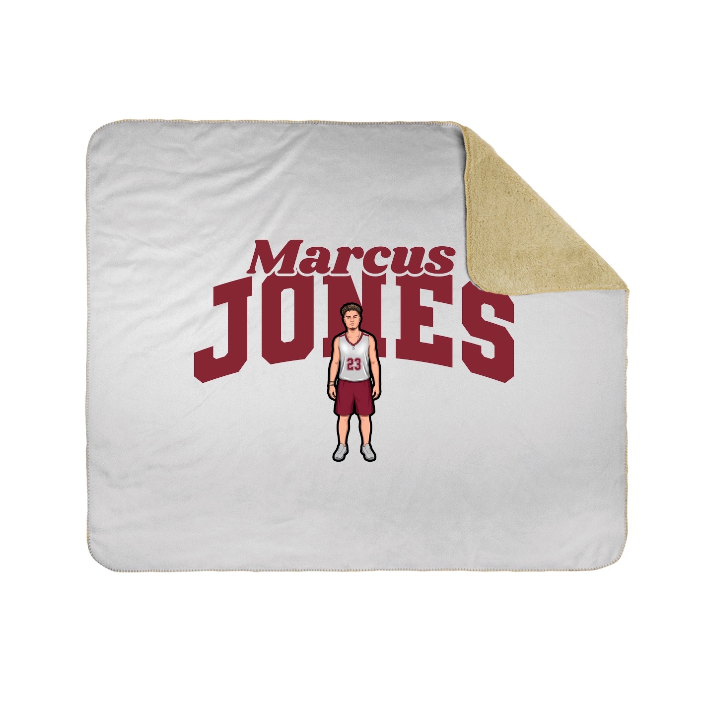 Throw Blanket — Signature Arch in White