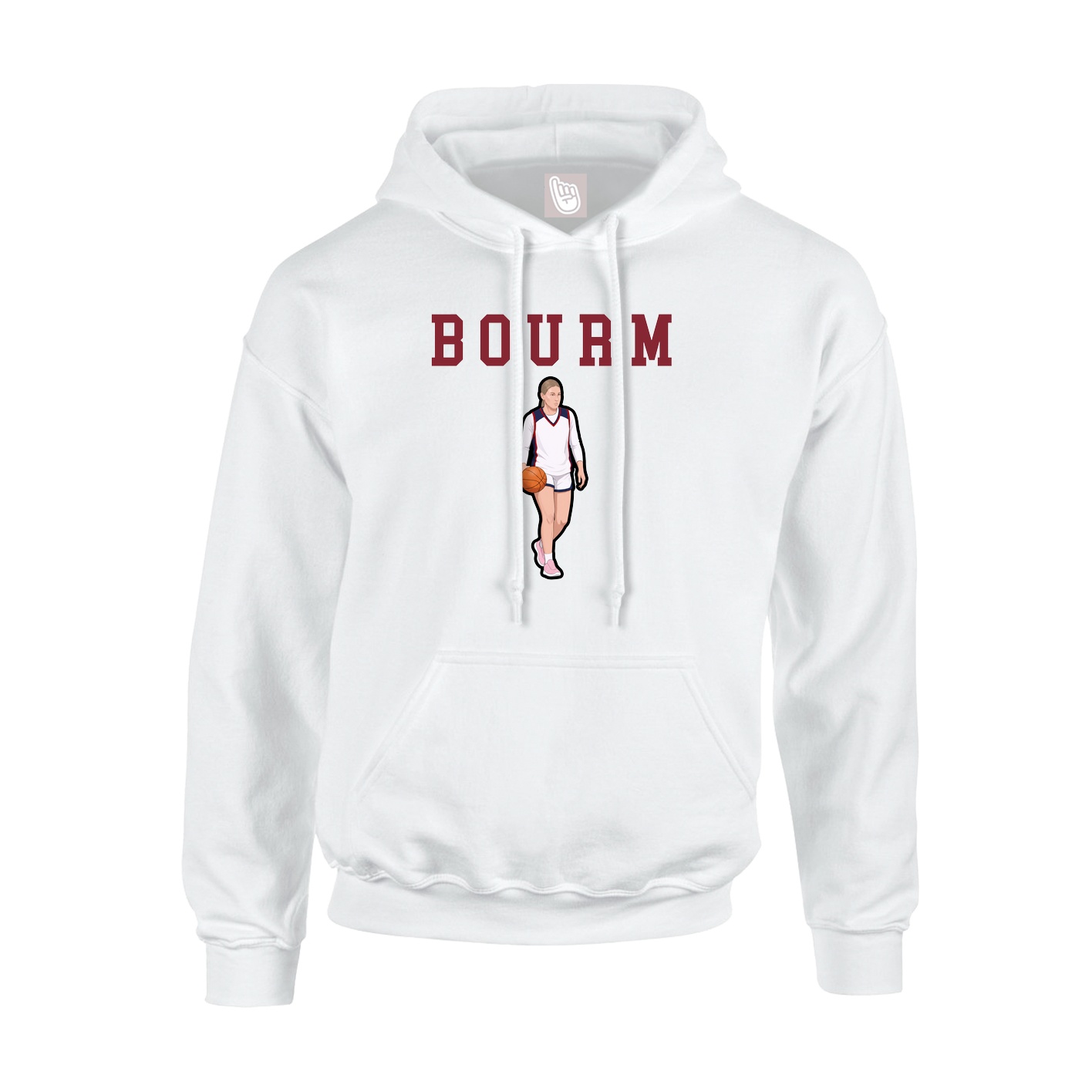 Hoodie — Shirsey in White