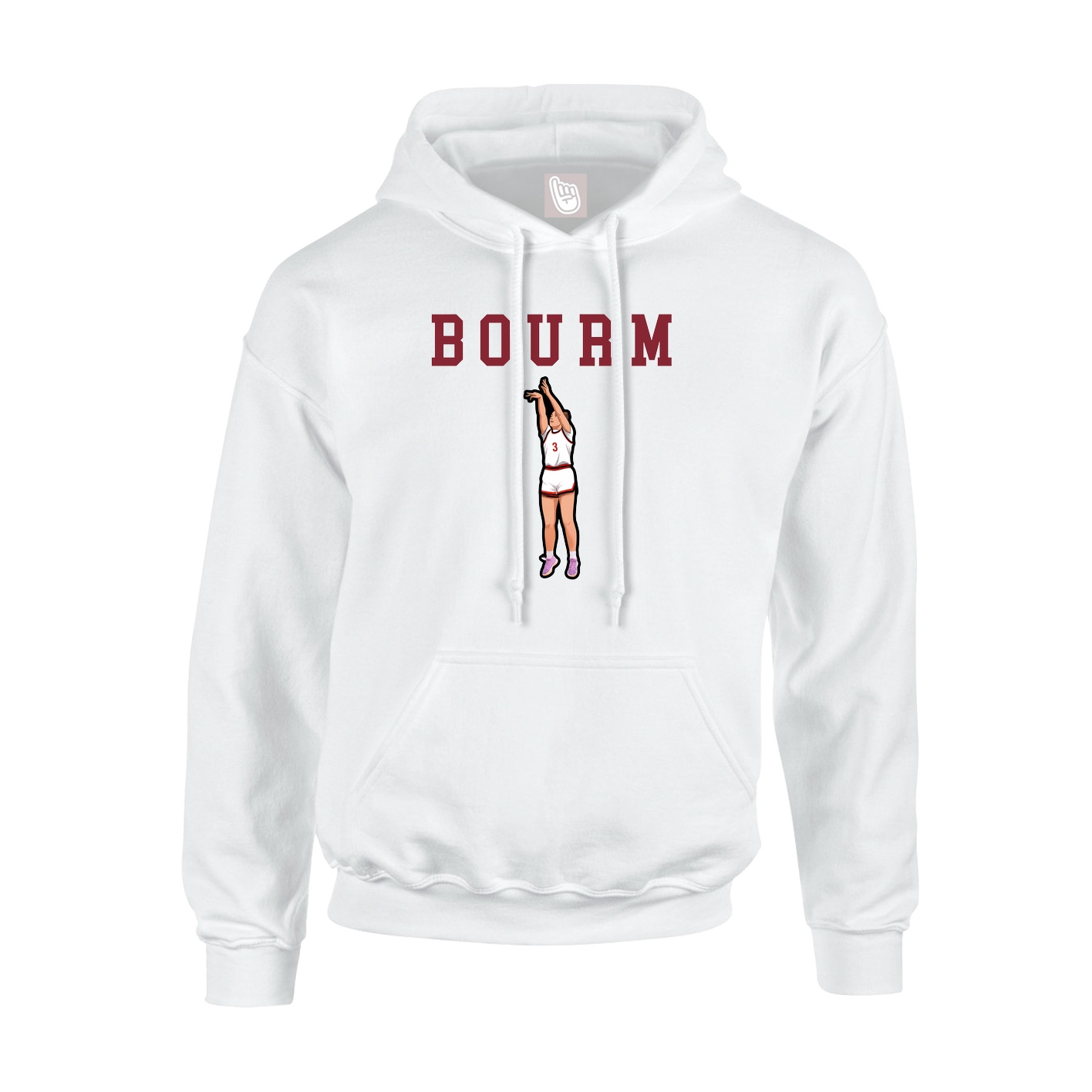 Hoodie — Shirsey in White