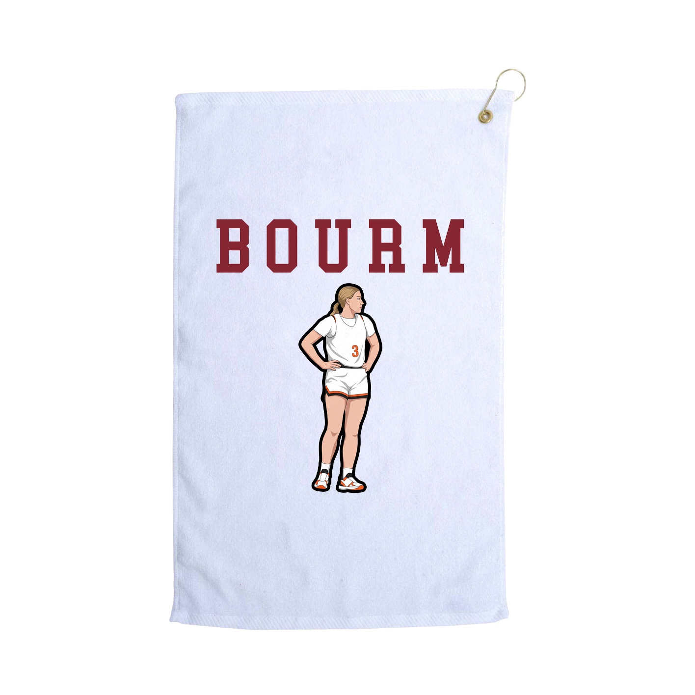 Golf Towel — Shirsey in White