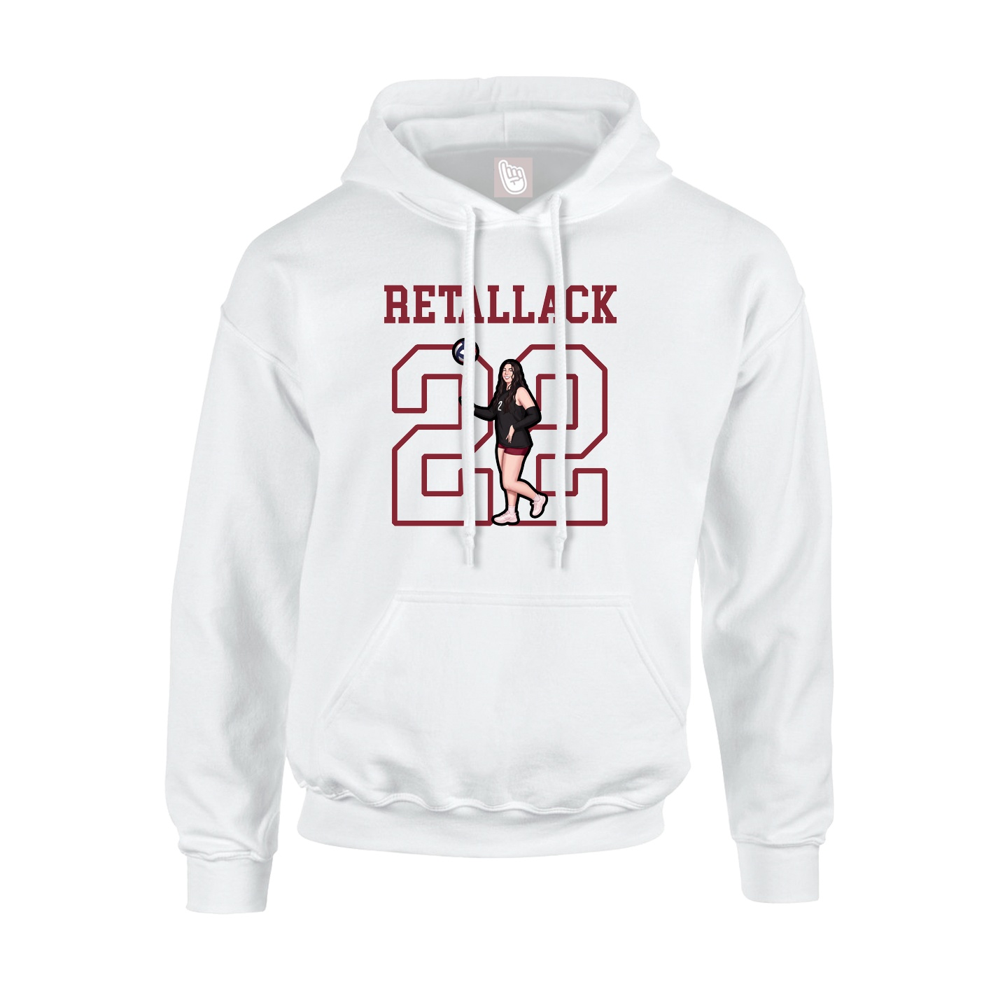 Youth Hoodie — Shirsey in White
