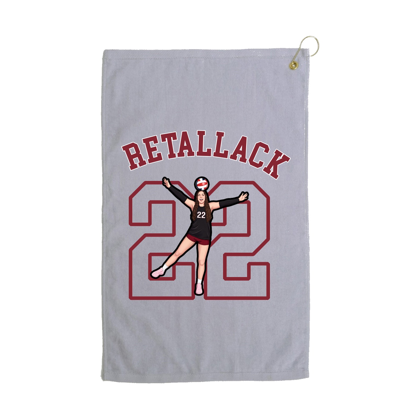 Golf Towel — Shirsey Arch in Grey