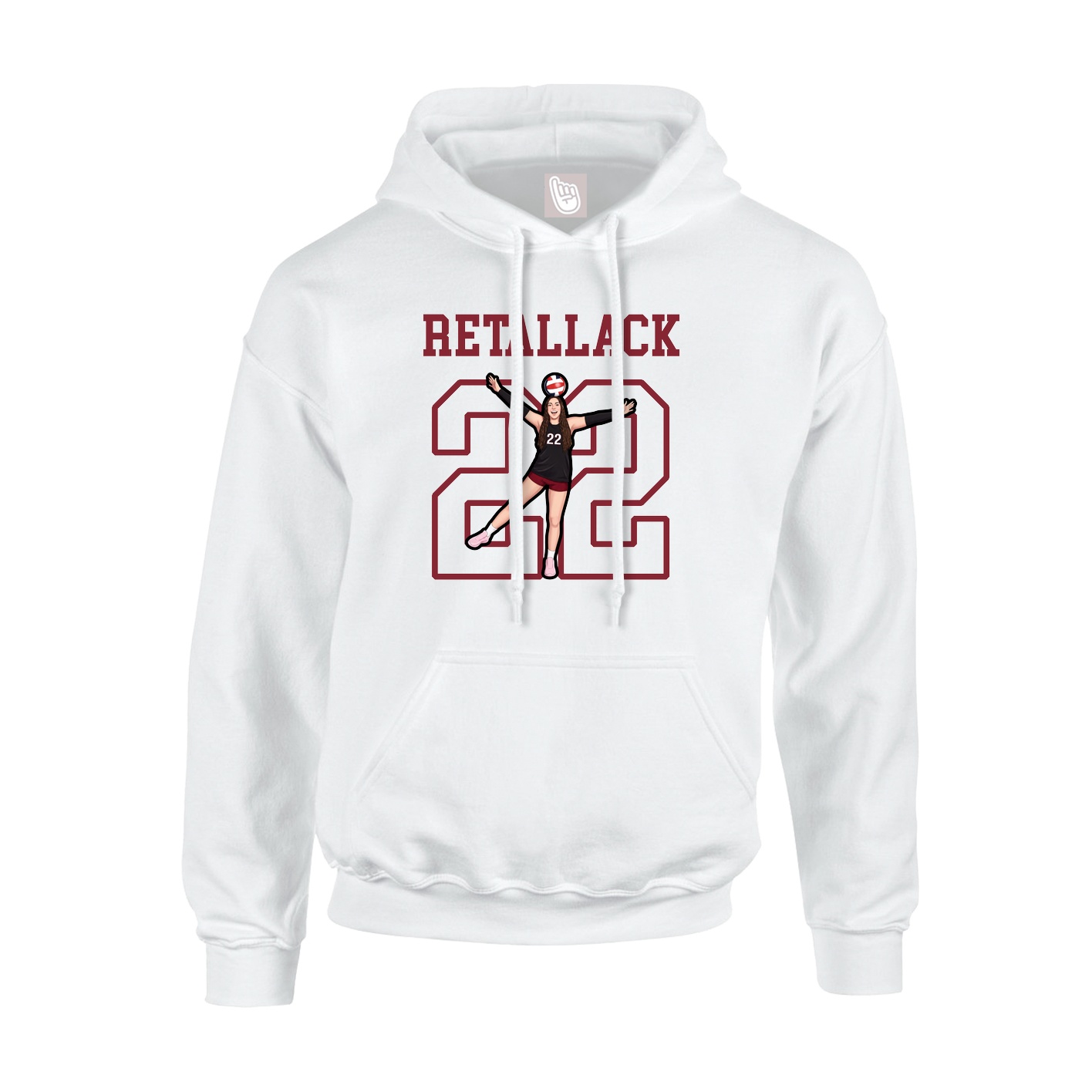 Youth Hoodie — Shirsey in White