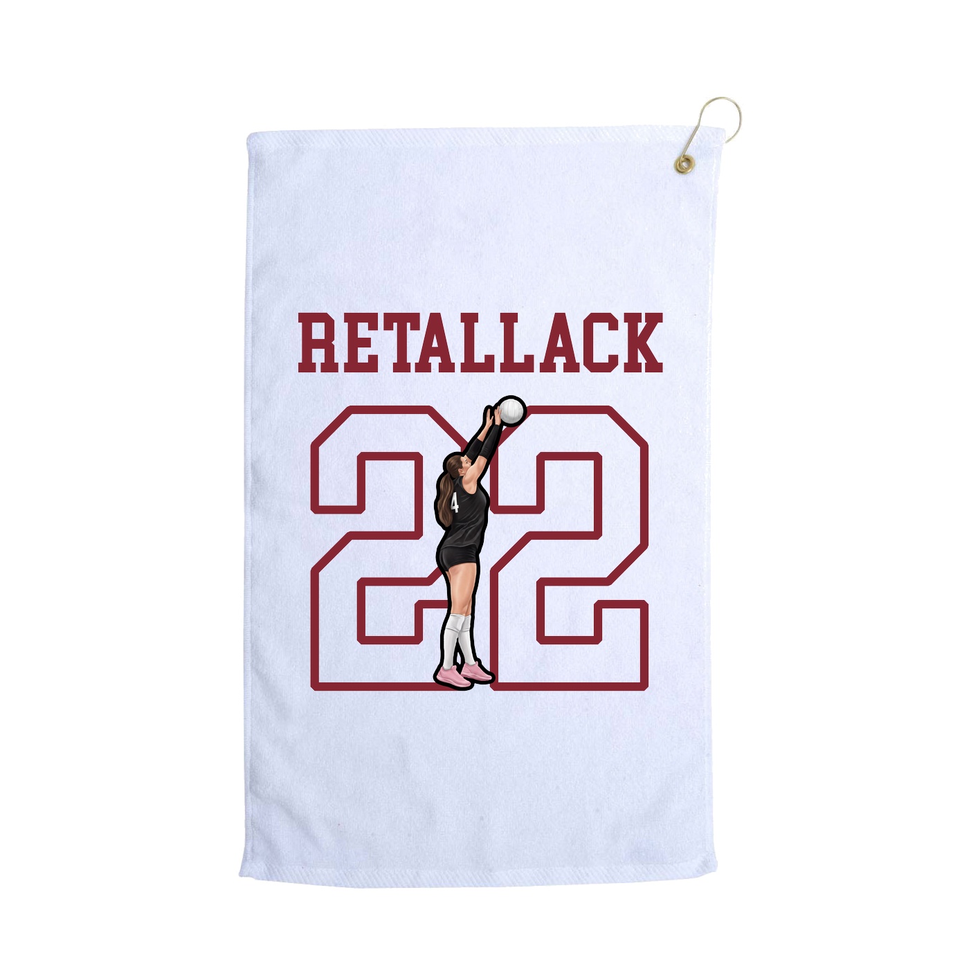 Golf Towel — Shirsey in White