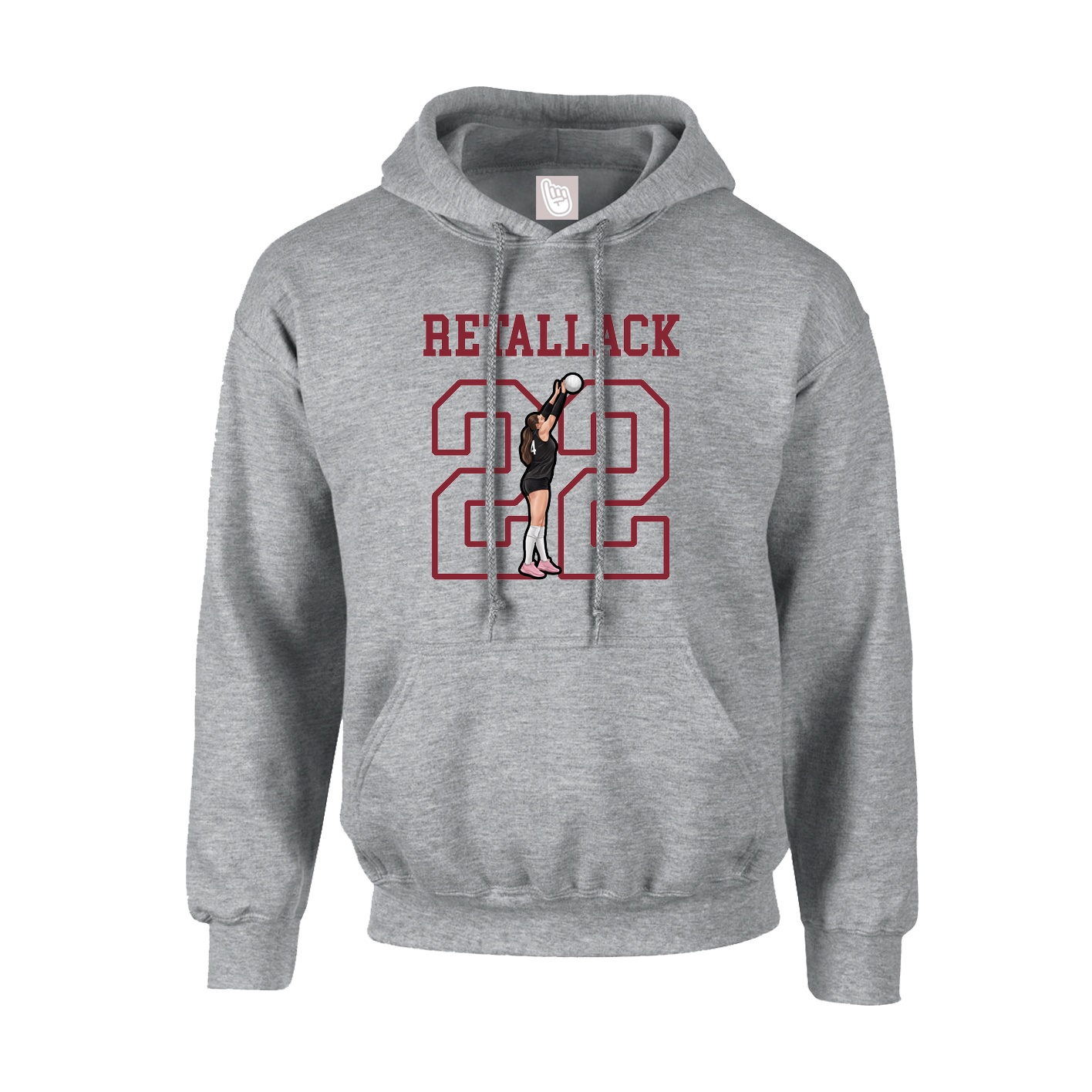 Hoodie — Shirsey in Grey