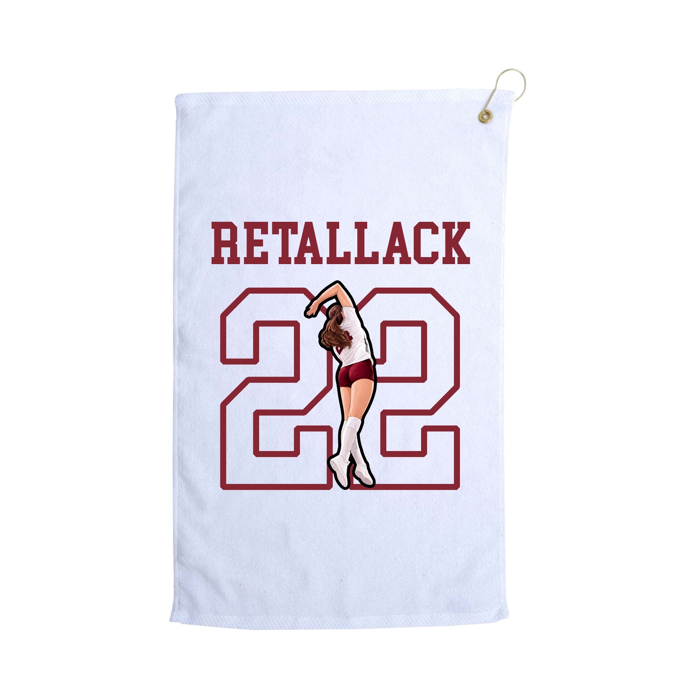 Golf Towel — Shirsey in White