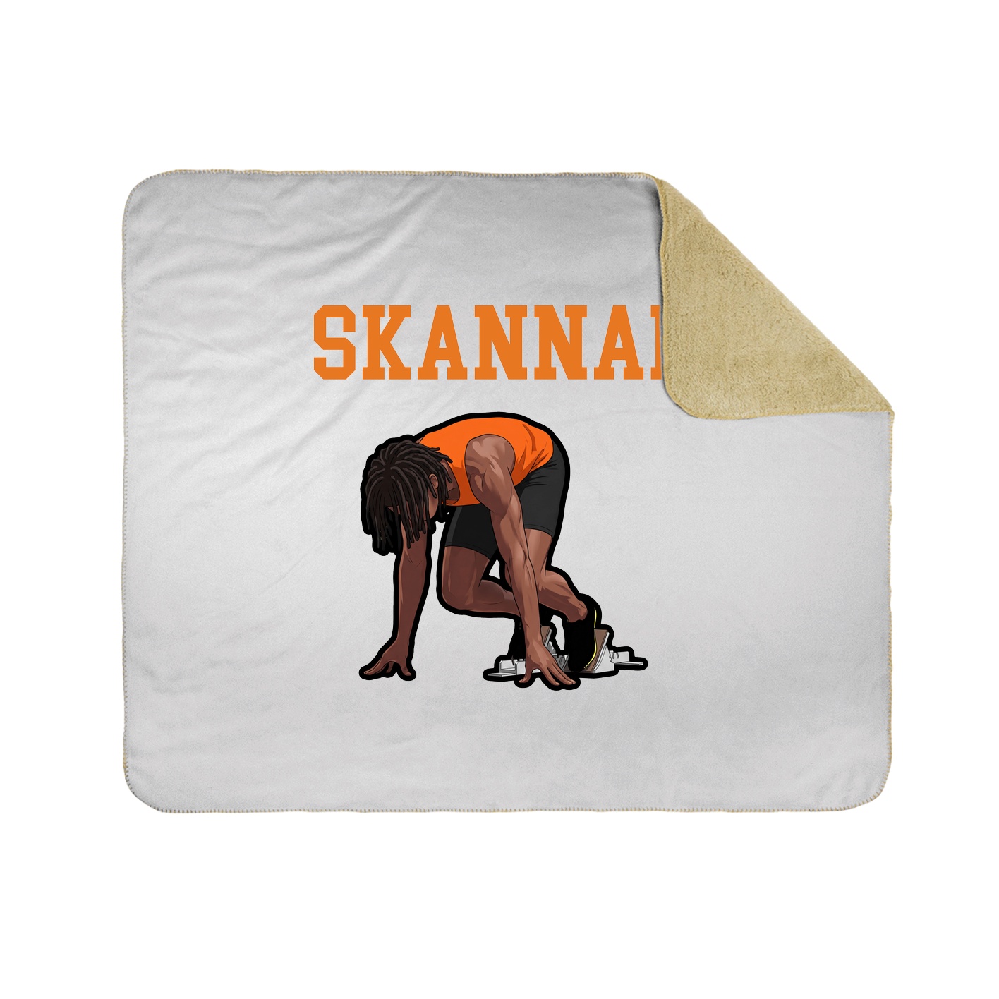Throw Blanket — Shirsey in White