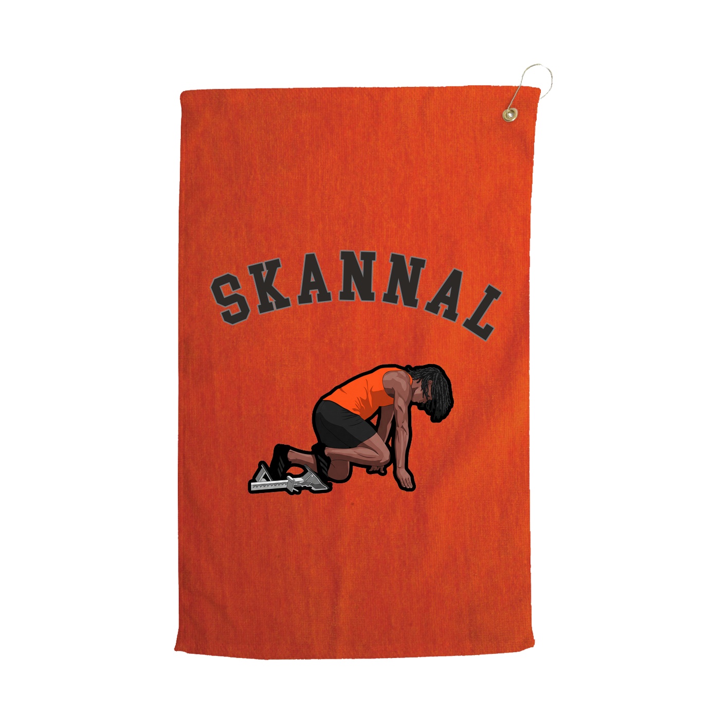 Golf Towel — Shirsey Arch in Orange