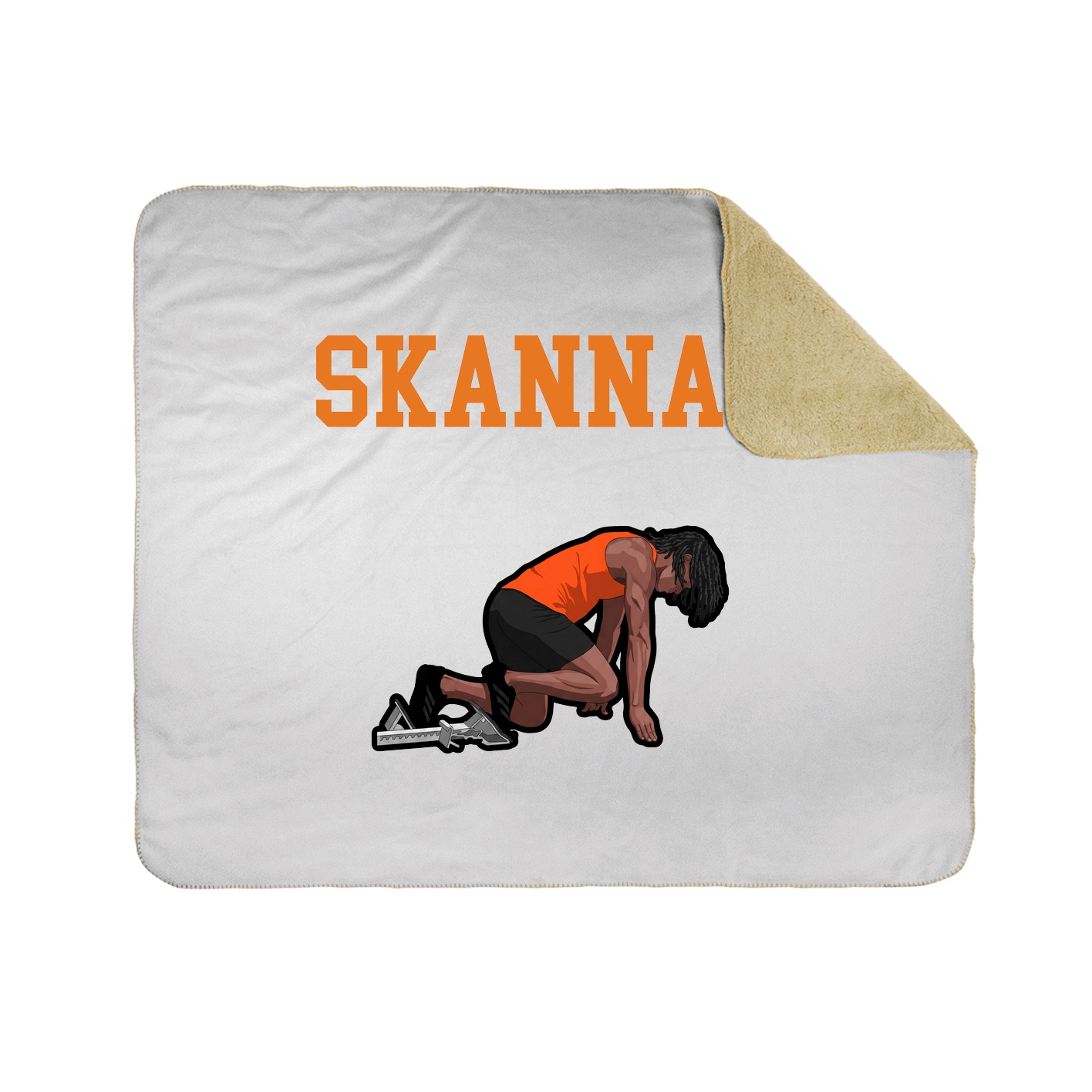 Throw Blanket — Shirsey in White