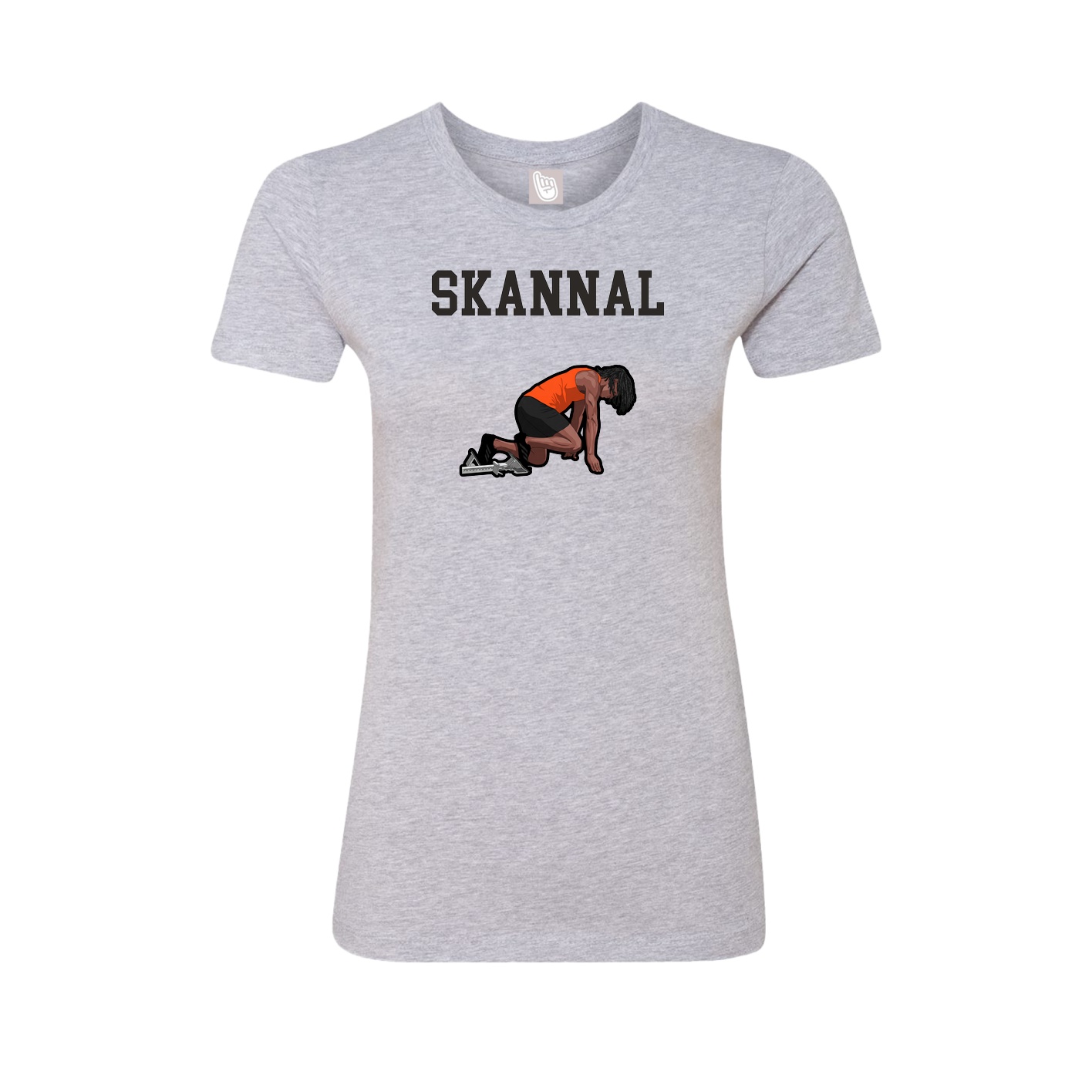 Fitted Women's Tee — Shirsey in Grey