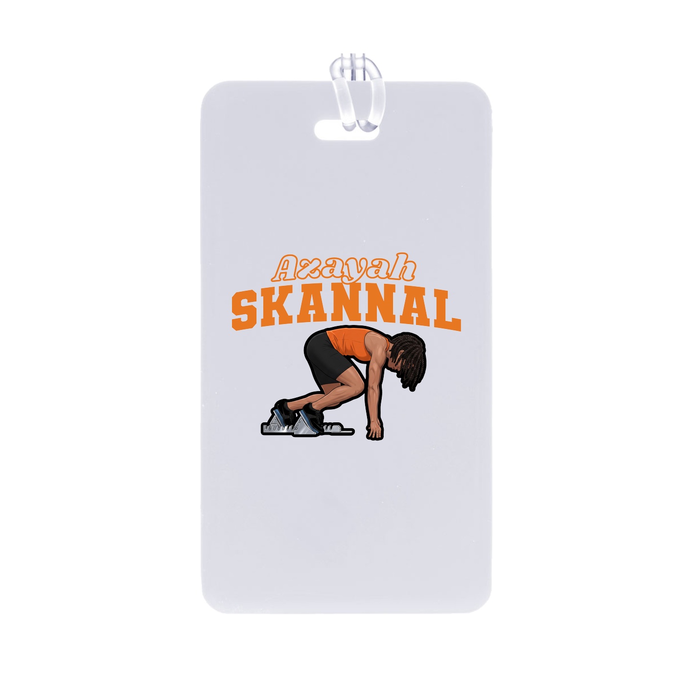 Bag Tag — Name Arch in Classic