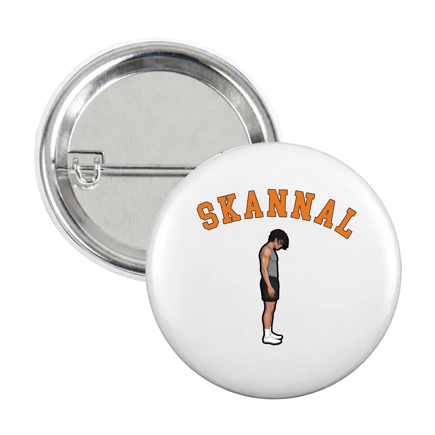 Game Day Button — Shirsey Arch in White