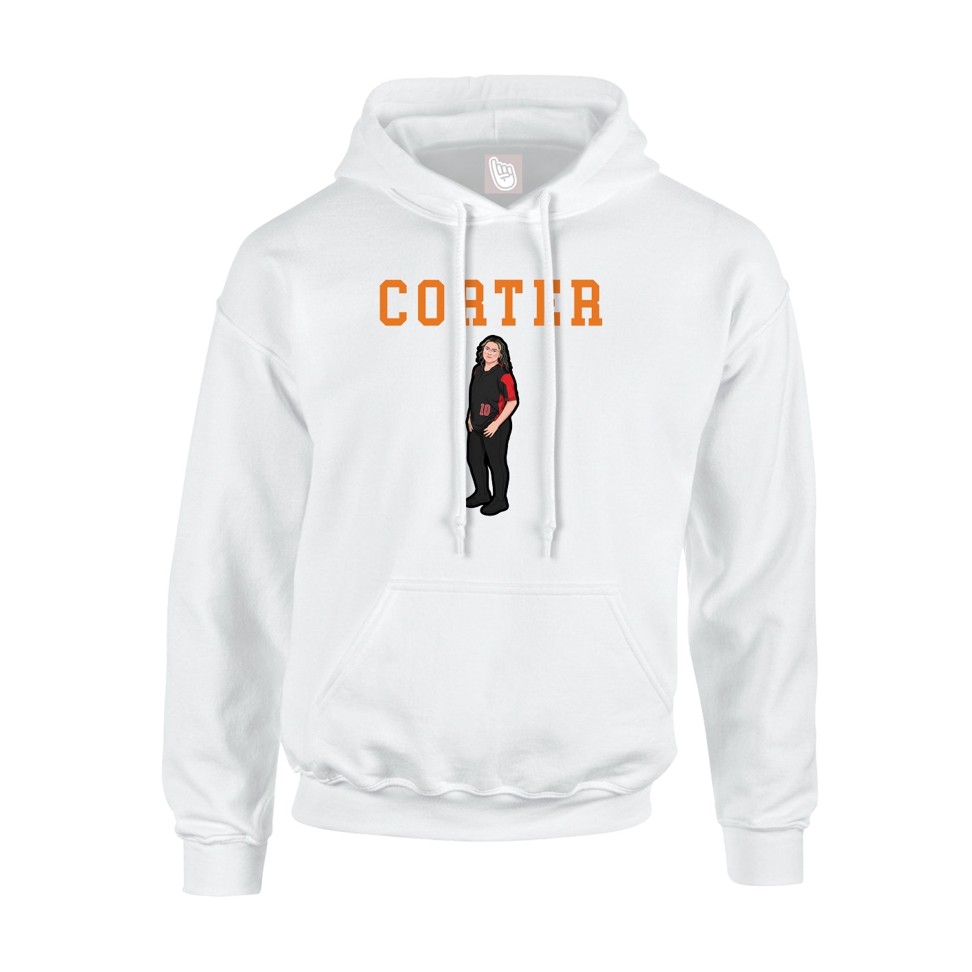 Youth Hoodie — Shirsey in White