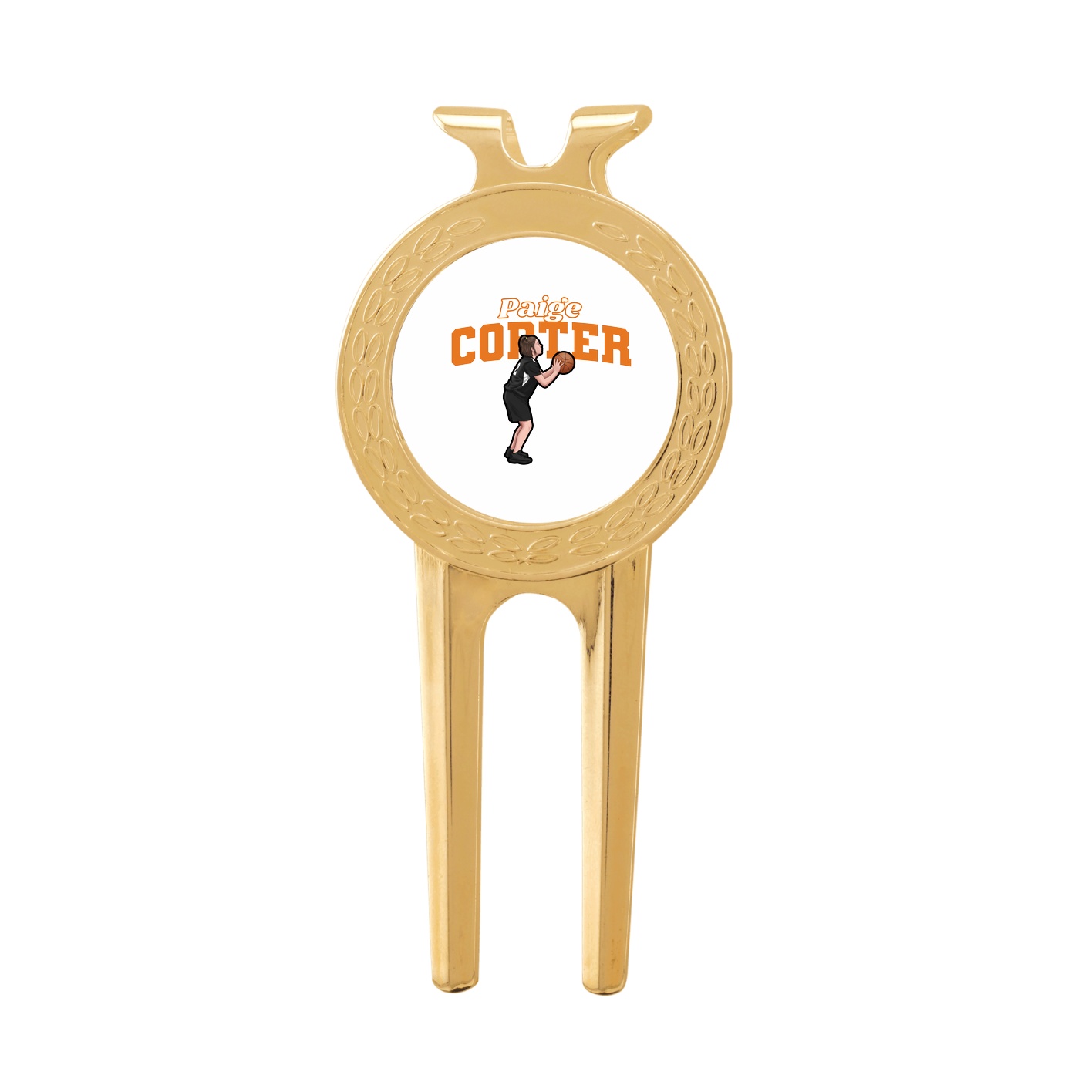 Divot Tool with Ball Marker — Name Arch in Classic