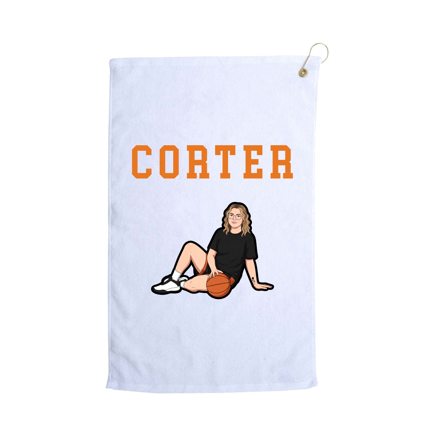 Golf Towel — Shirsey in White