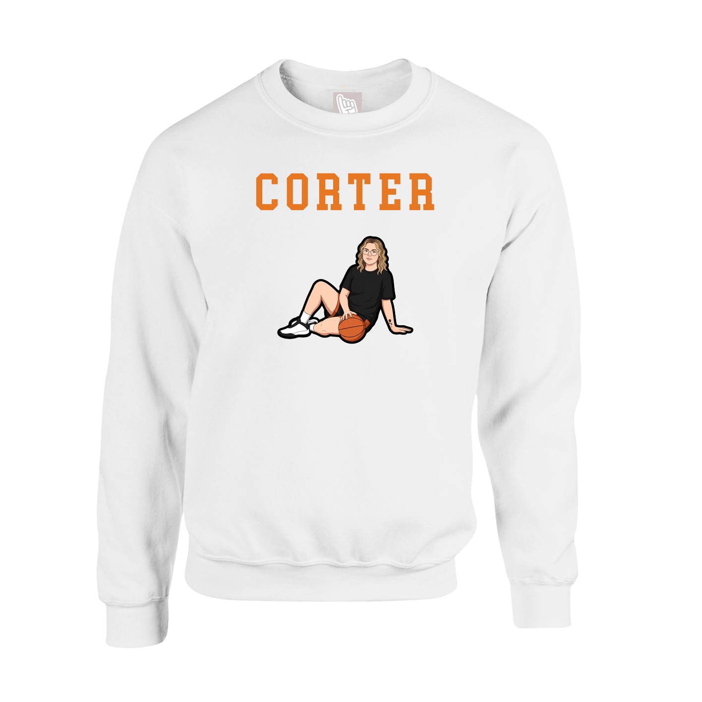 Fleece Crew — Shirsey in White